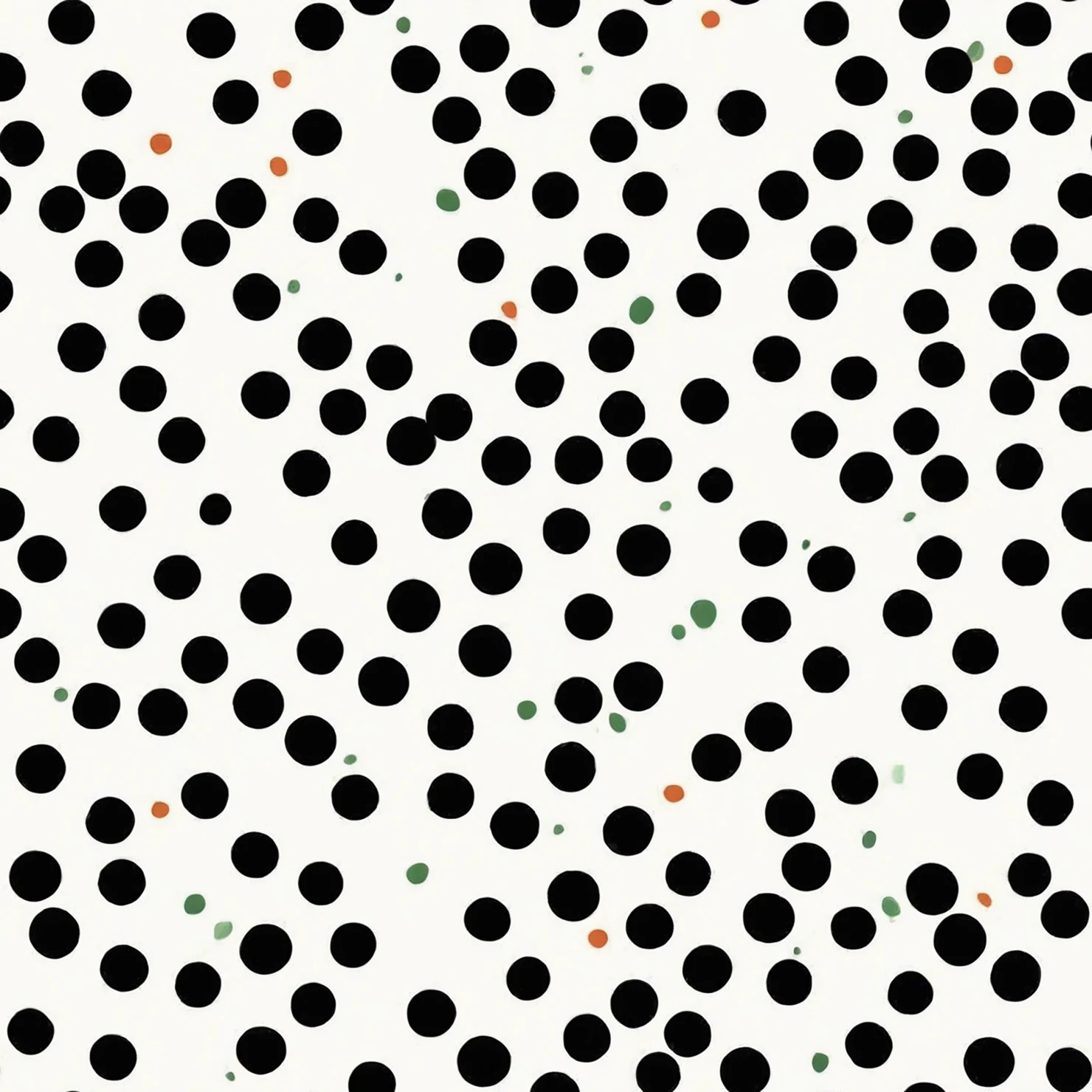 Black dots seamless pattern on a light color background #28870