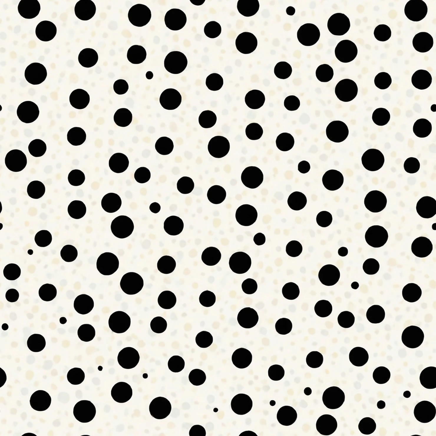 Black dots seamless pattern on a light color background #28877