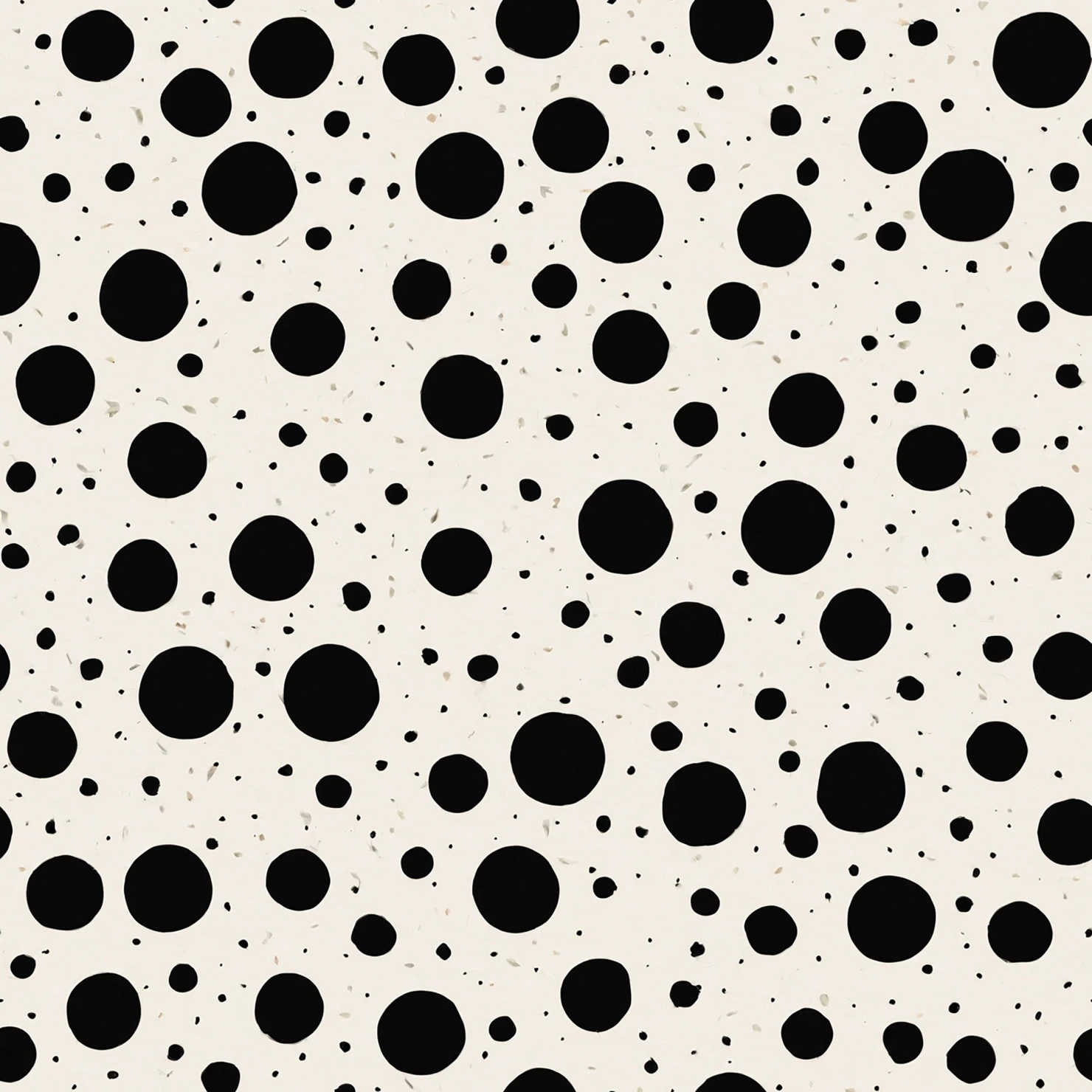Black dots seamless pattern on a light color background #28885