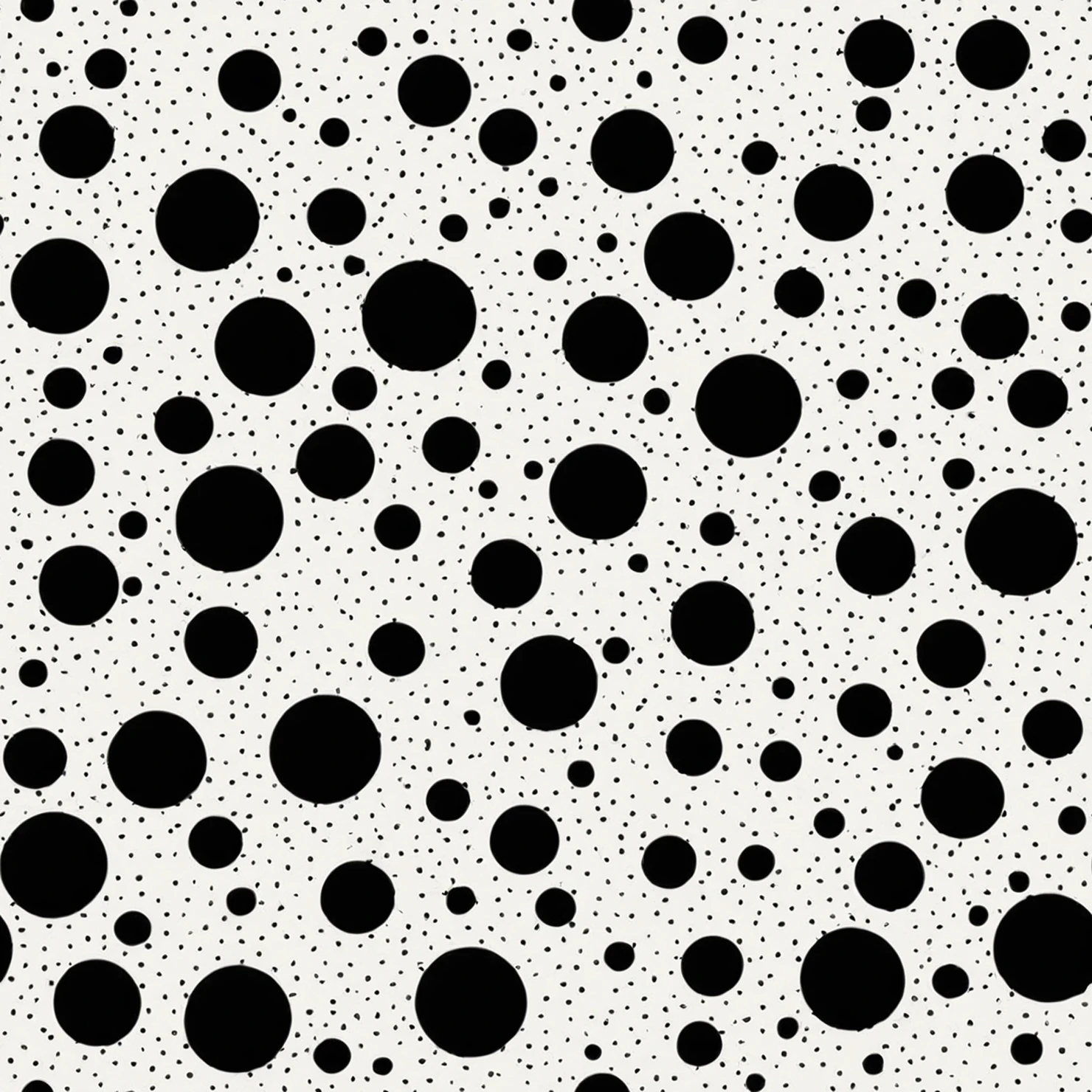 Black dots seamless pattern on a light color background #28886