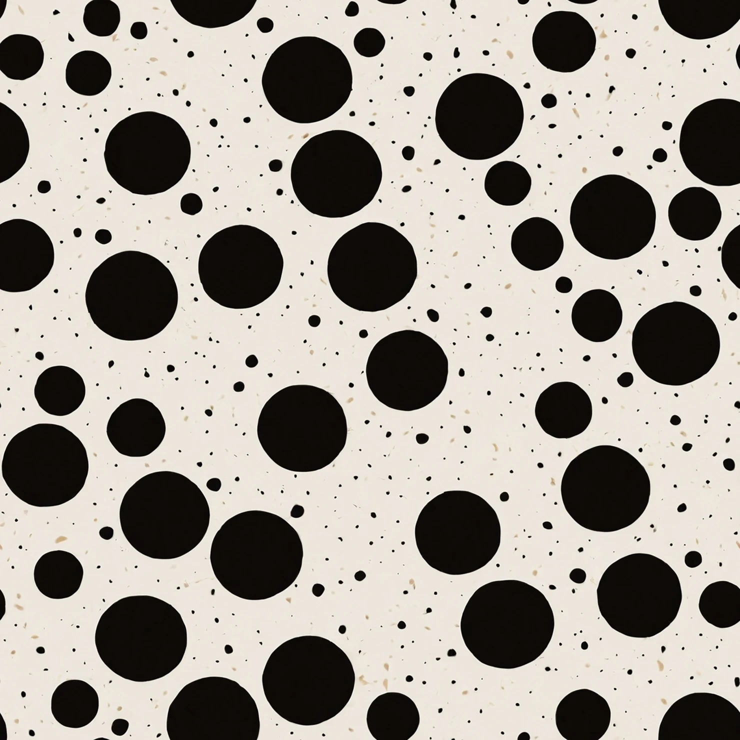 Black dots seamless pattern on a light color background #28892