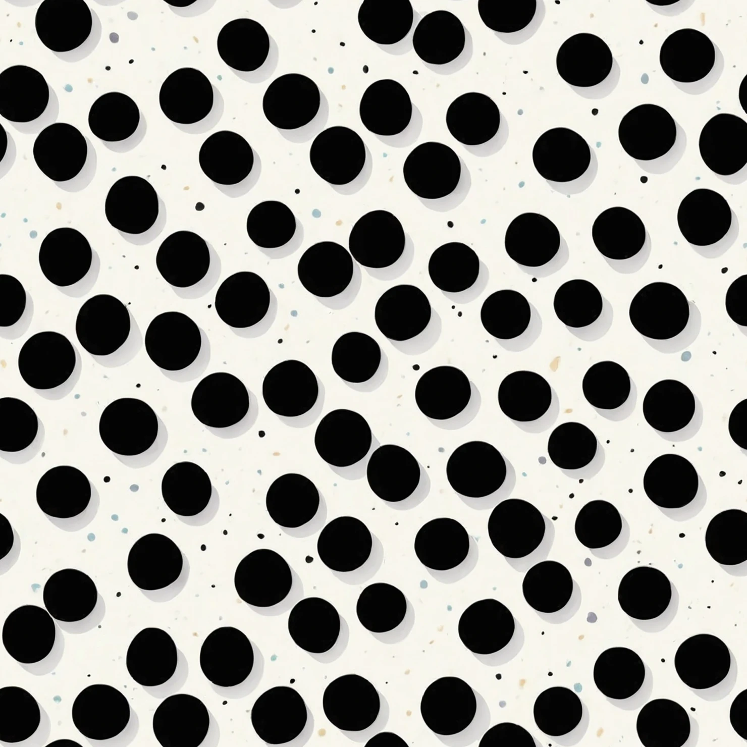 Black dots seamless pattern on a light color background #28893