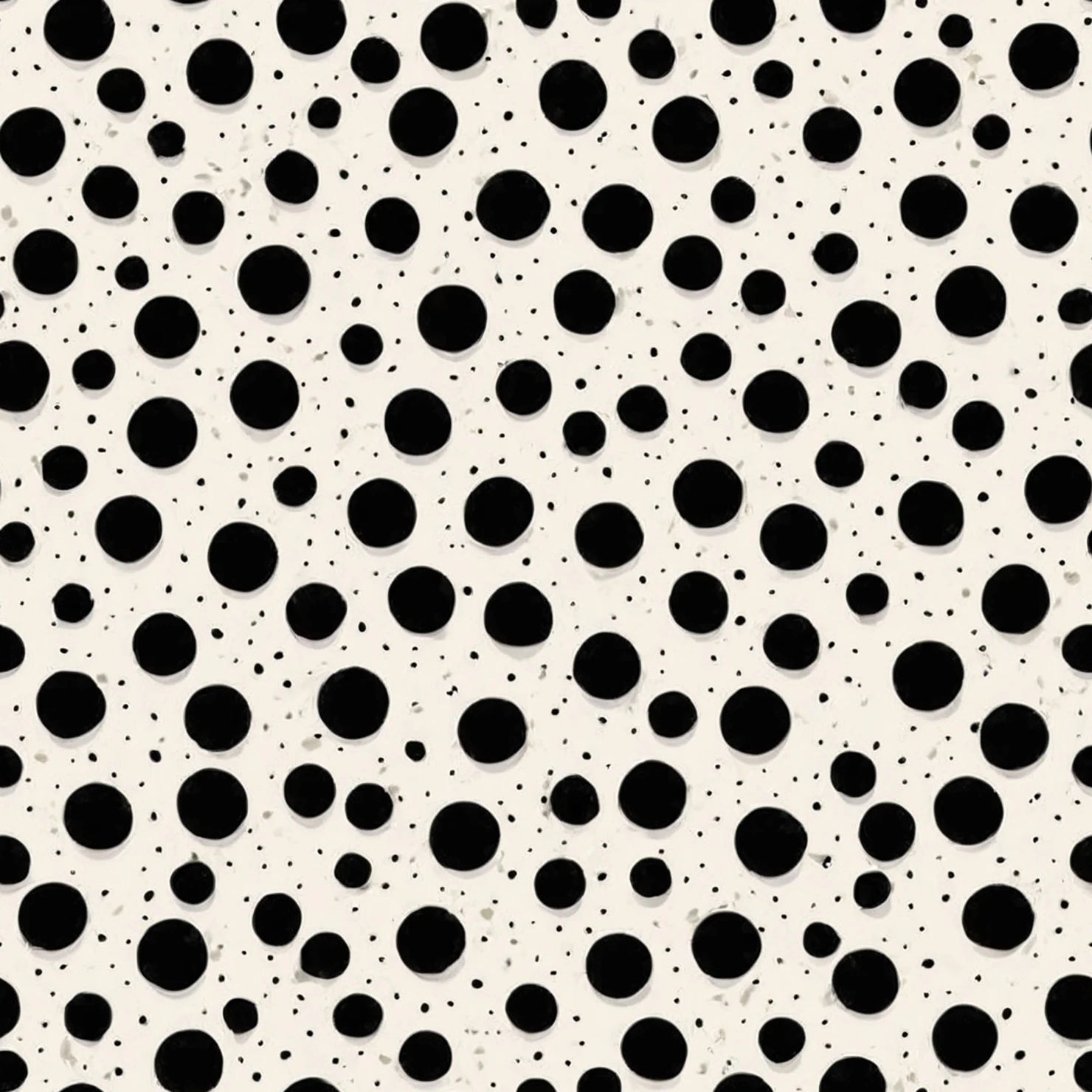 Black dots seamless pattern on a light color background #28904