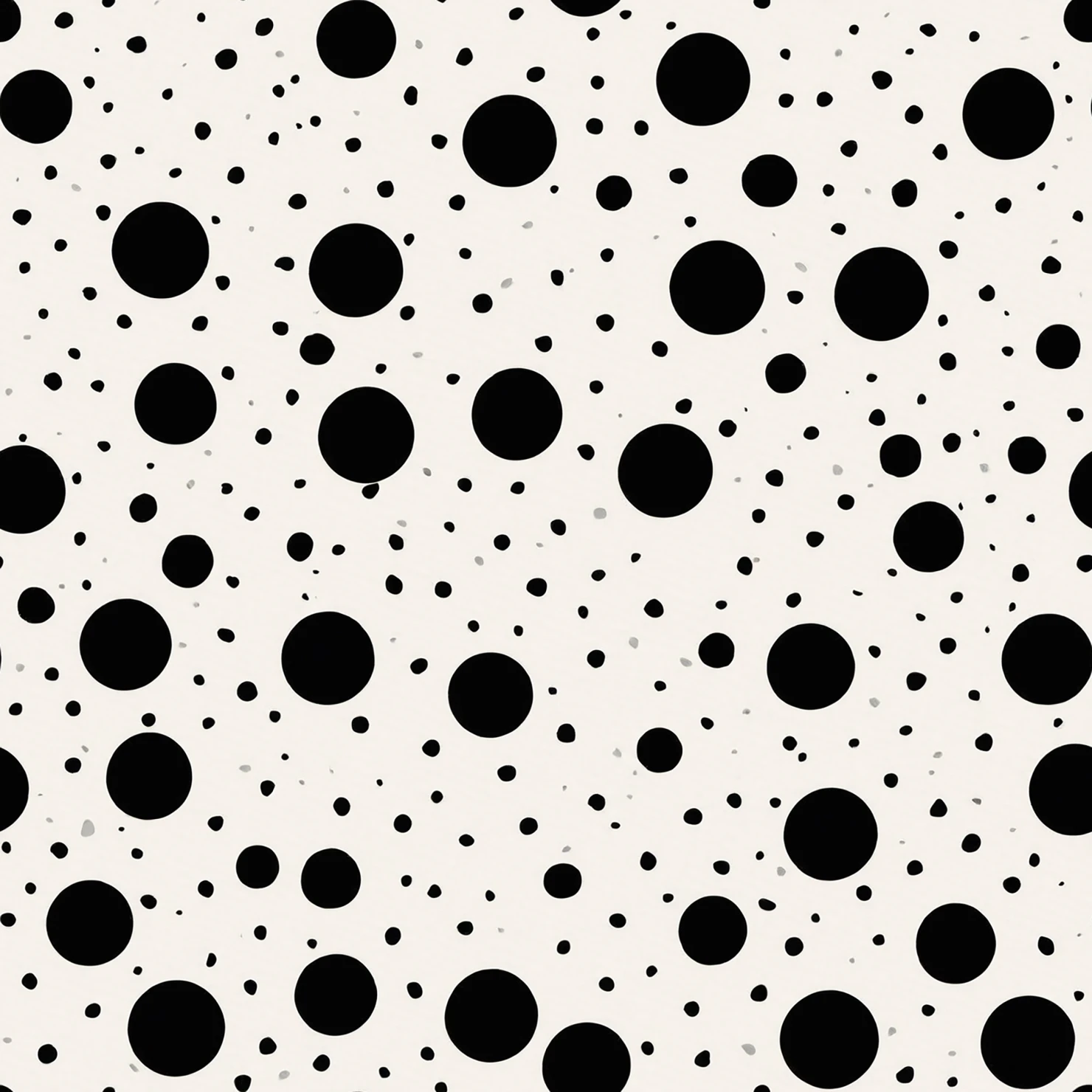 Black dots seamless pattern on a light color background #28910