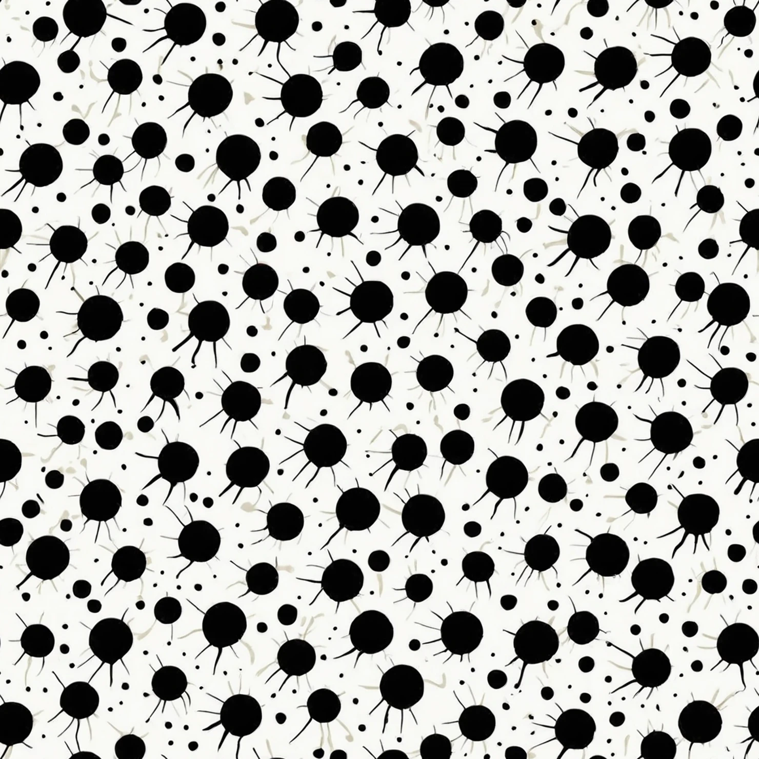 Black dots seamless pattern on a light color background #28924