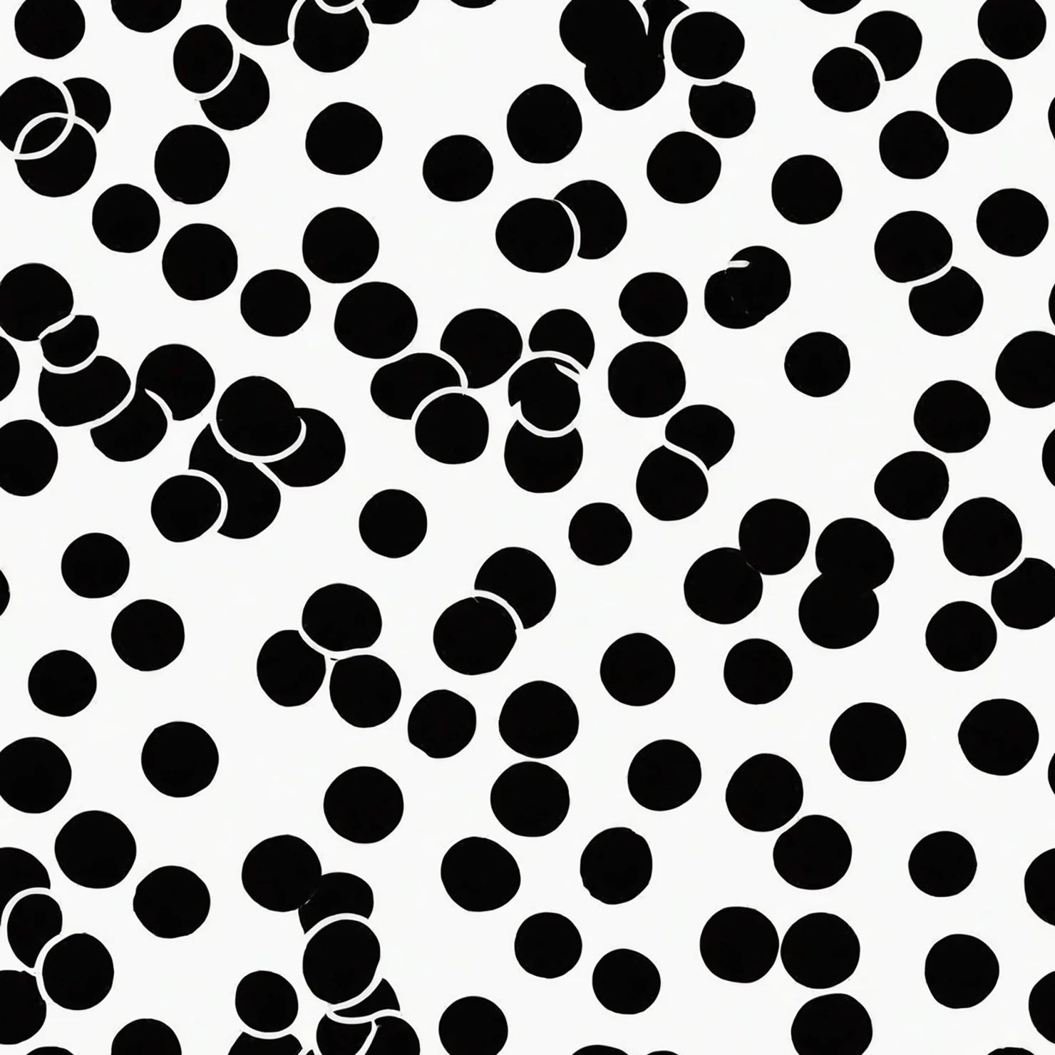 Black dots seamless pattern on a light color background #28929