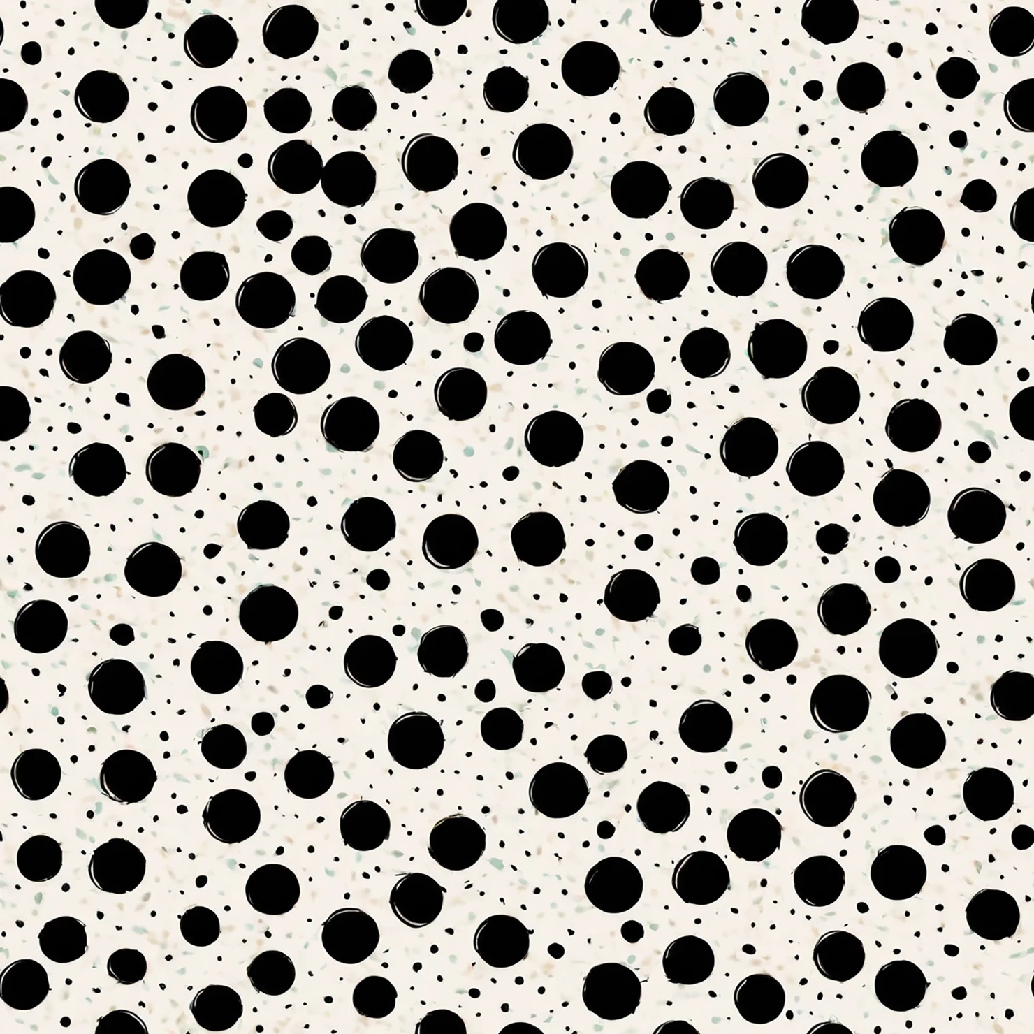 Black dots seamless pattern on a light color background #28947