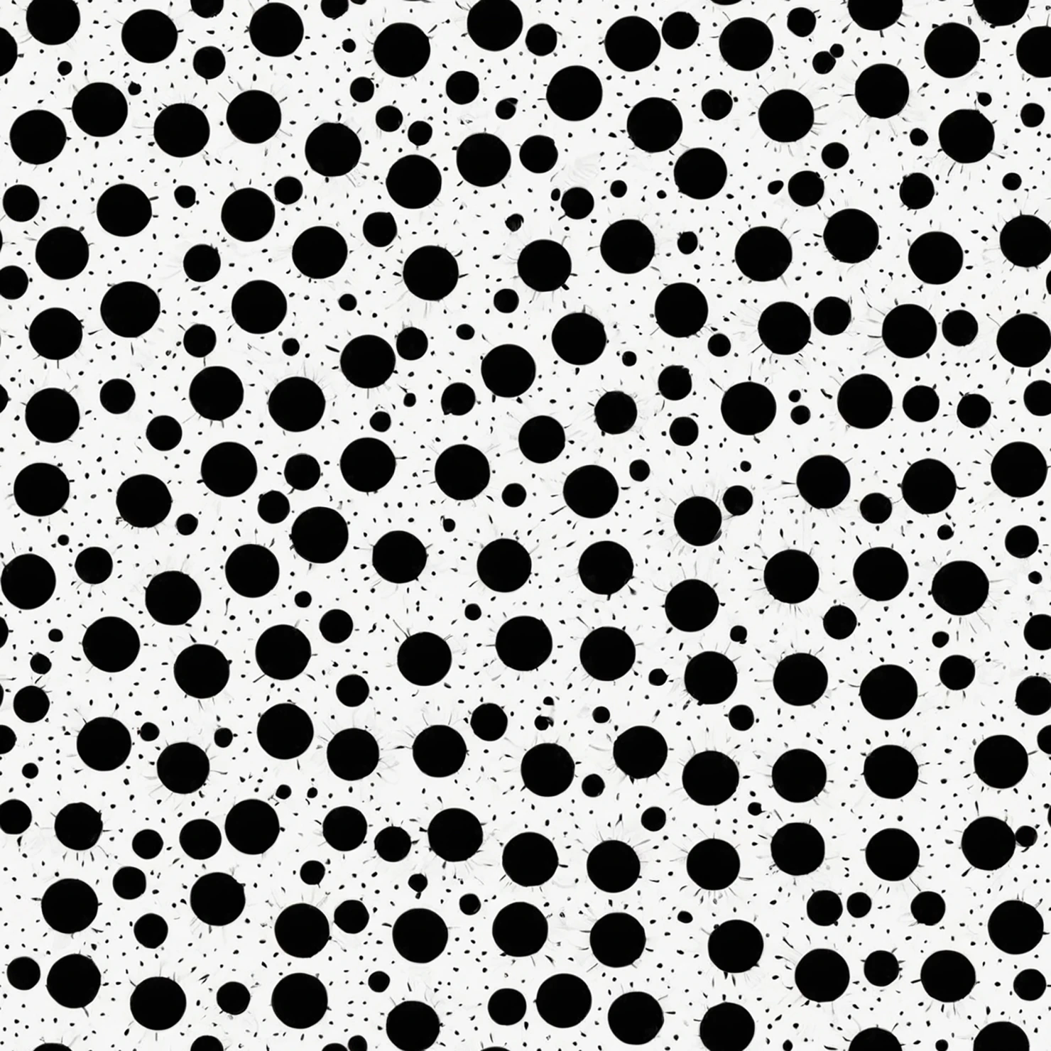 Black dots seamless pattern on a light color background #28951