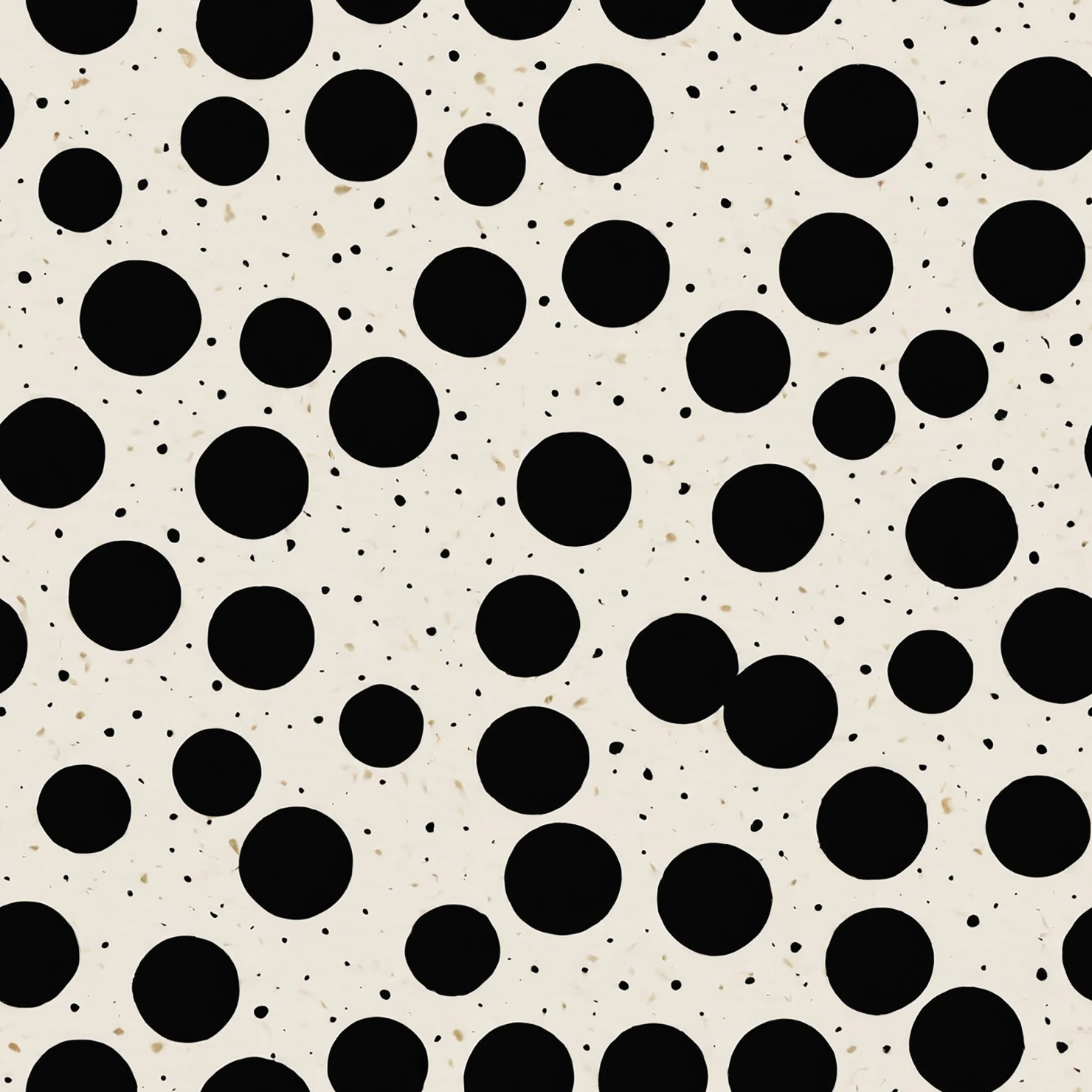 Black dots seamless pattern on a light color background #28958