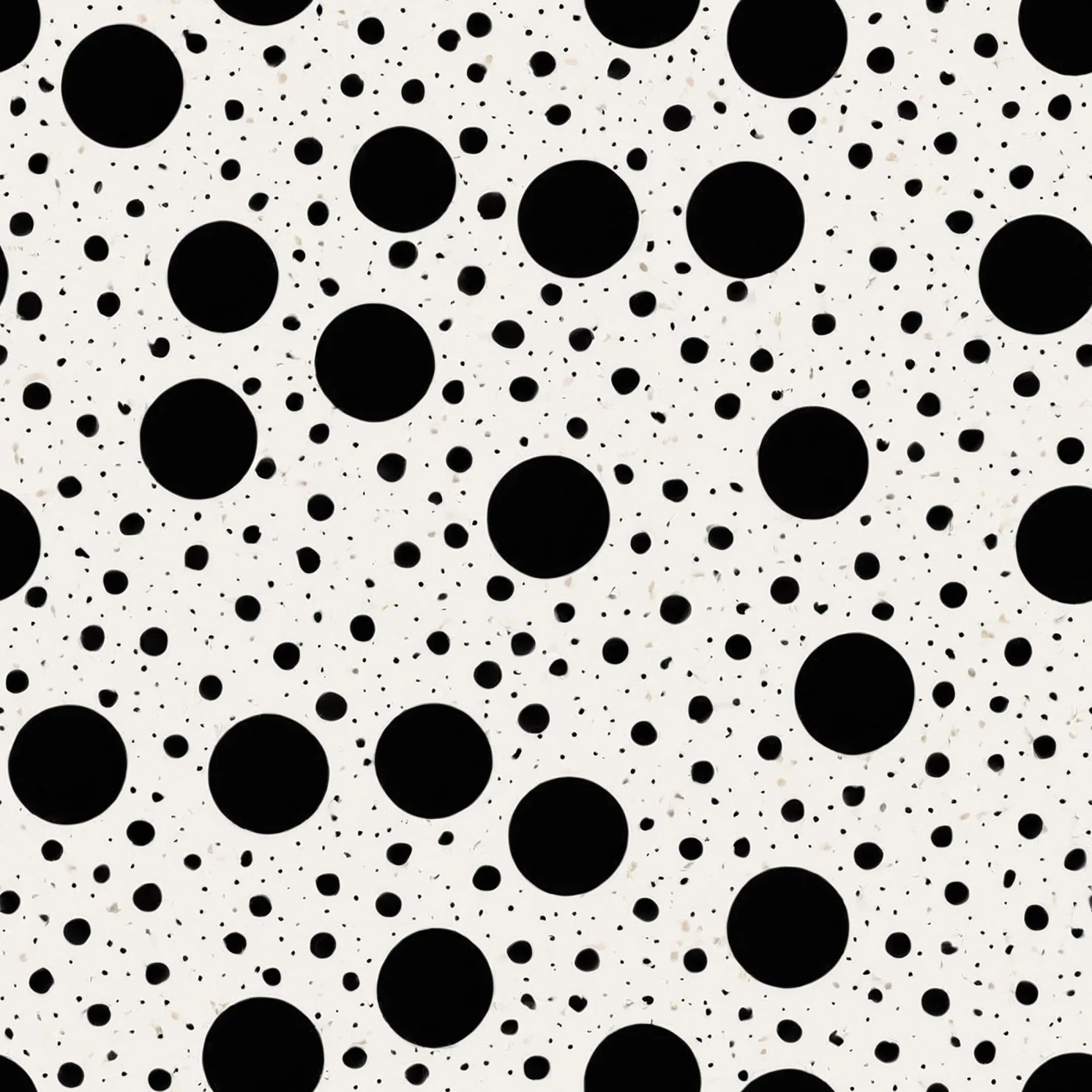 Black dots seamless pattern on a light color background #28959