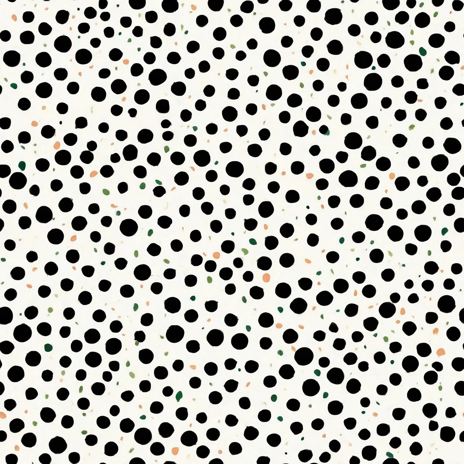 Black dots seamless pattern on a light color background #28963