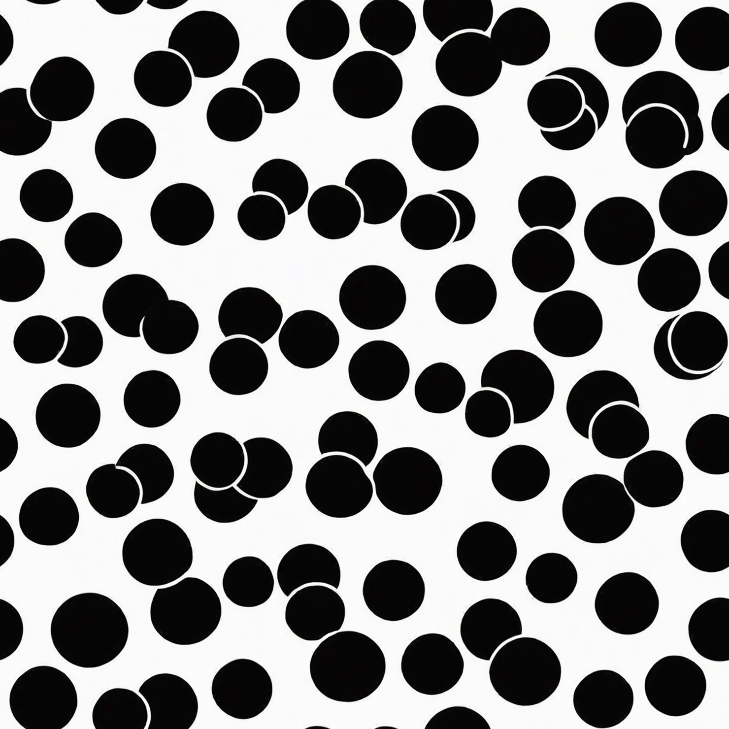 Black dots seamless pattern on a light color background #28970