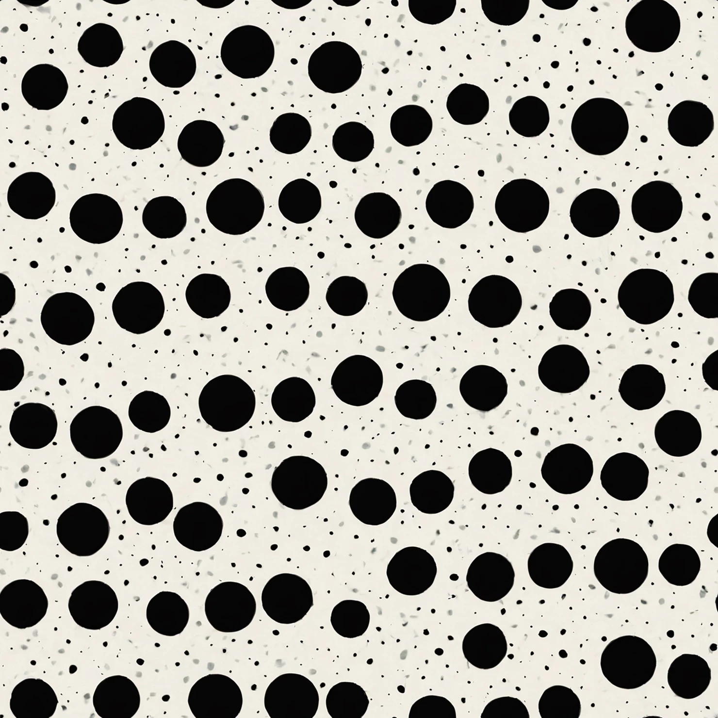 Black dots seamless pattern on a light color background #28971