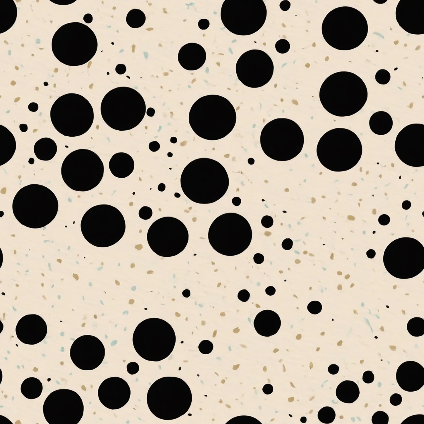 Black dots seamless pattern on a light color background #28974