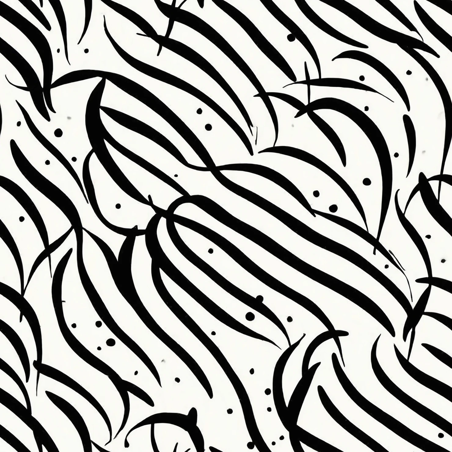 Black dots seamless pattern on a light color background #28977