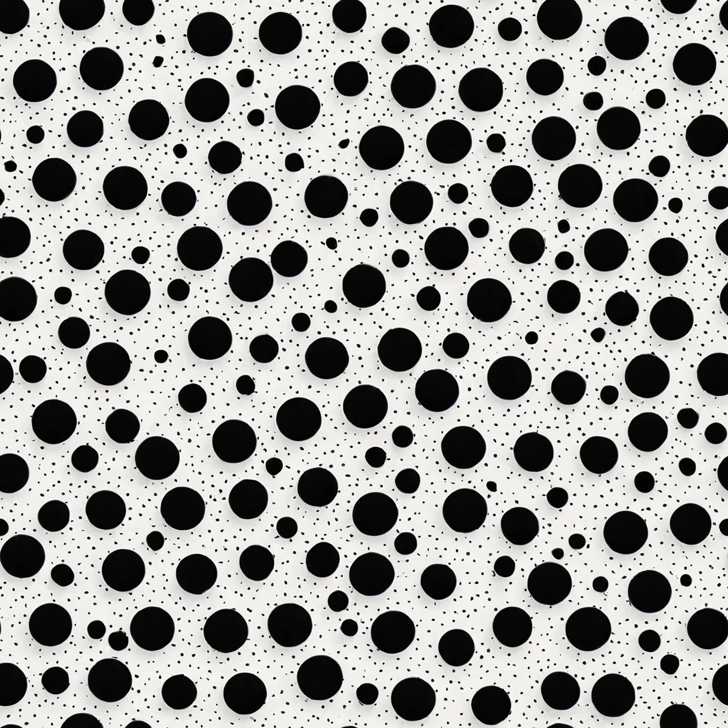 Black dots seamless pattern on a light color background #28981