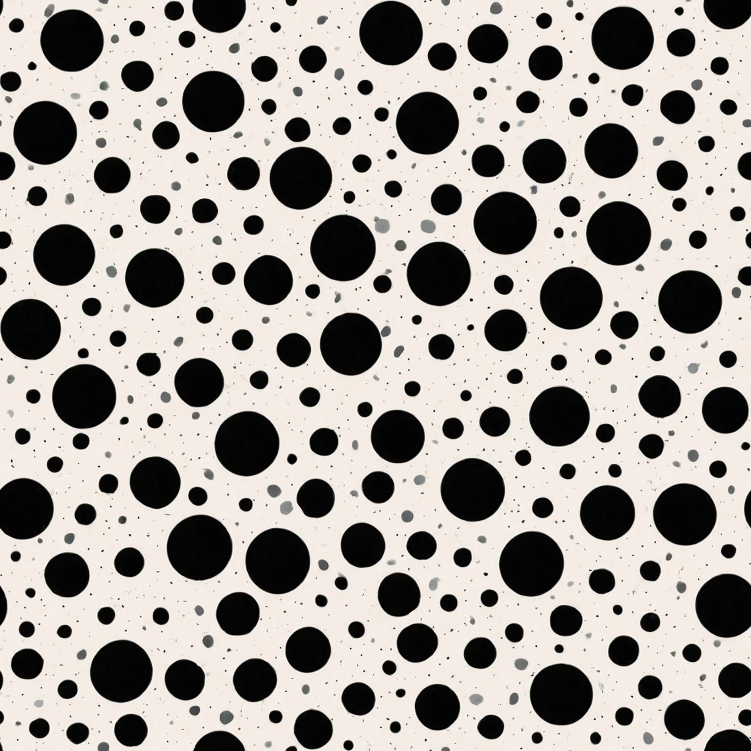 Black dots seamless pattern on a light color background #28991