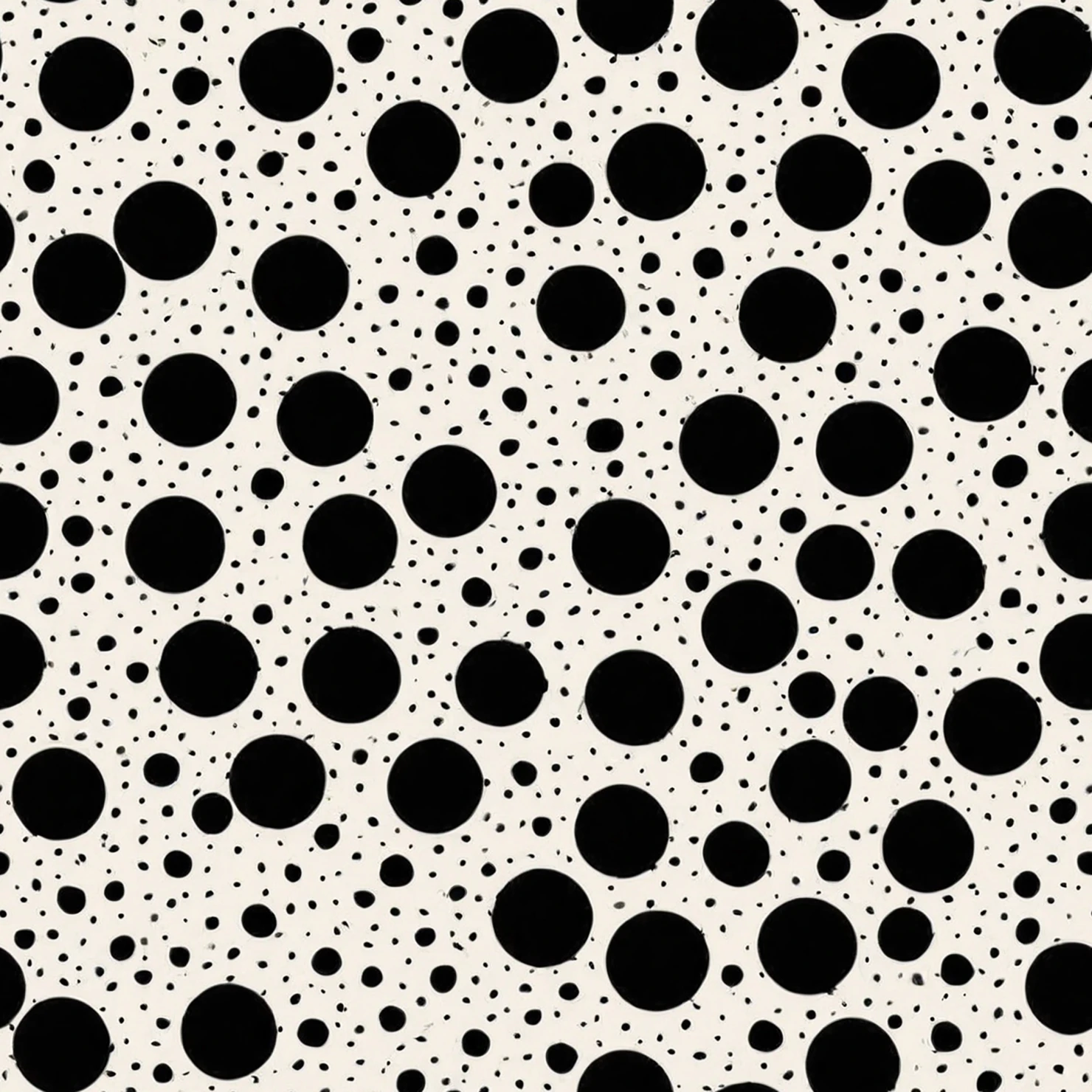Black dots seamless pattern on a light color background #28993
