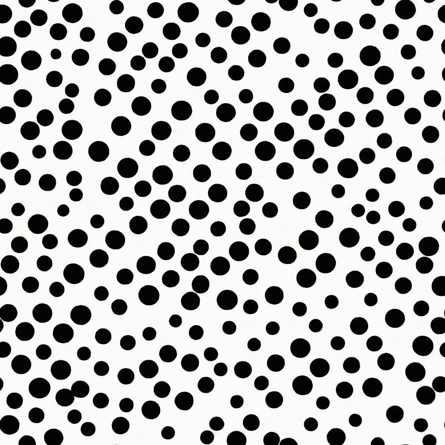 Black dots seamless pattern on a light color background #29001