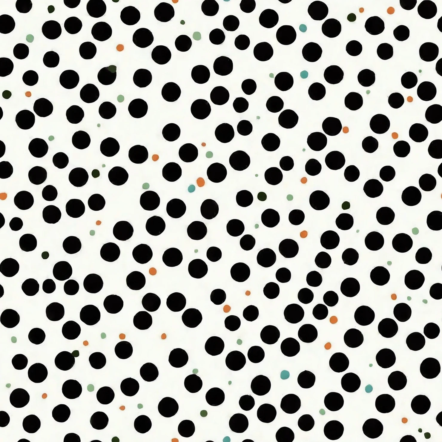 Black dots seamless pattern on a light color background #29008