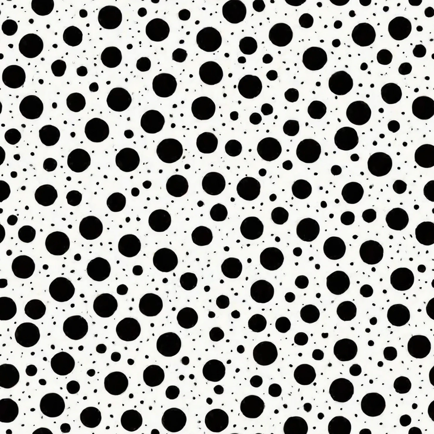 Black dots seamless pattern on a light color background #29011