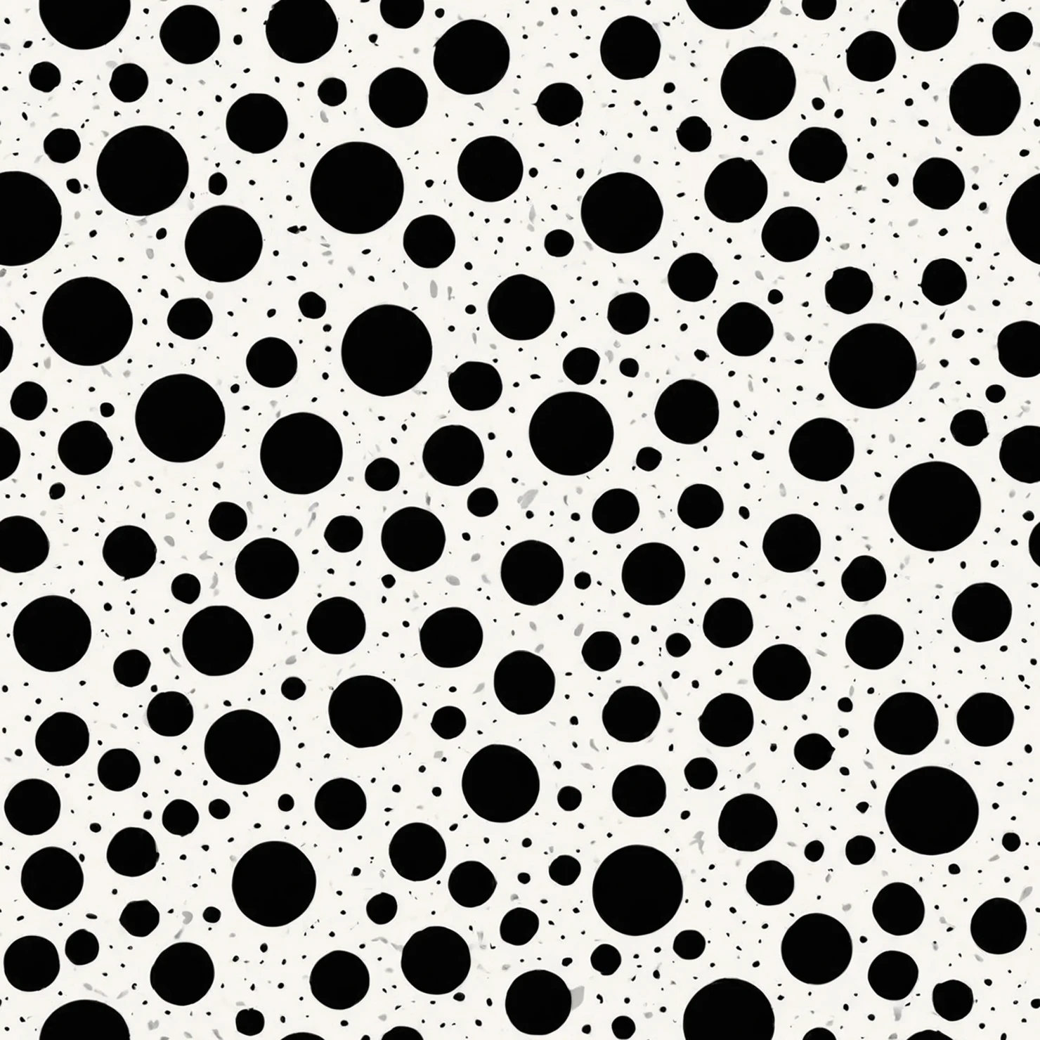 Black dots seamless pattern on a light color background #29017