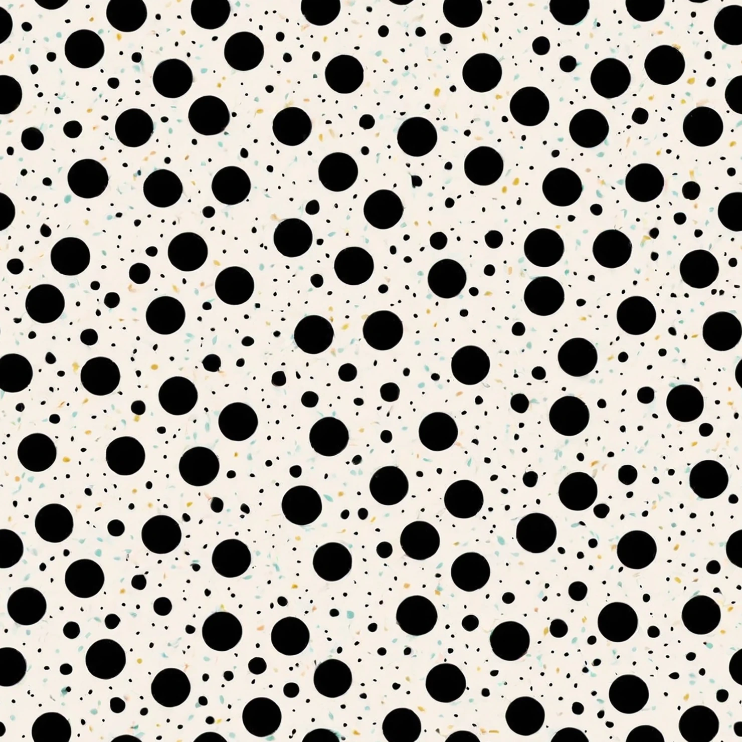 Black dots seamless pattern on a light color background #29020