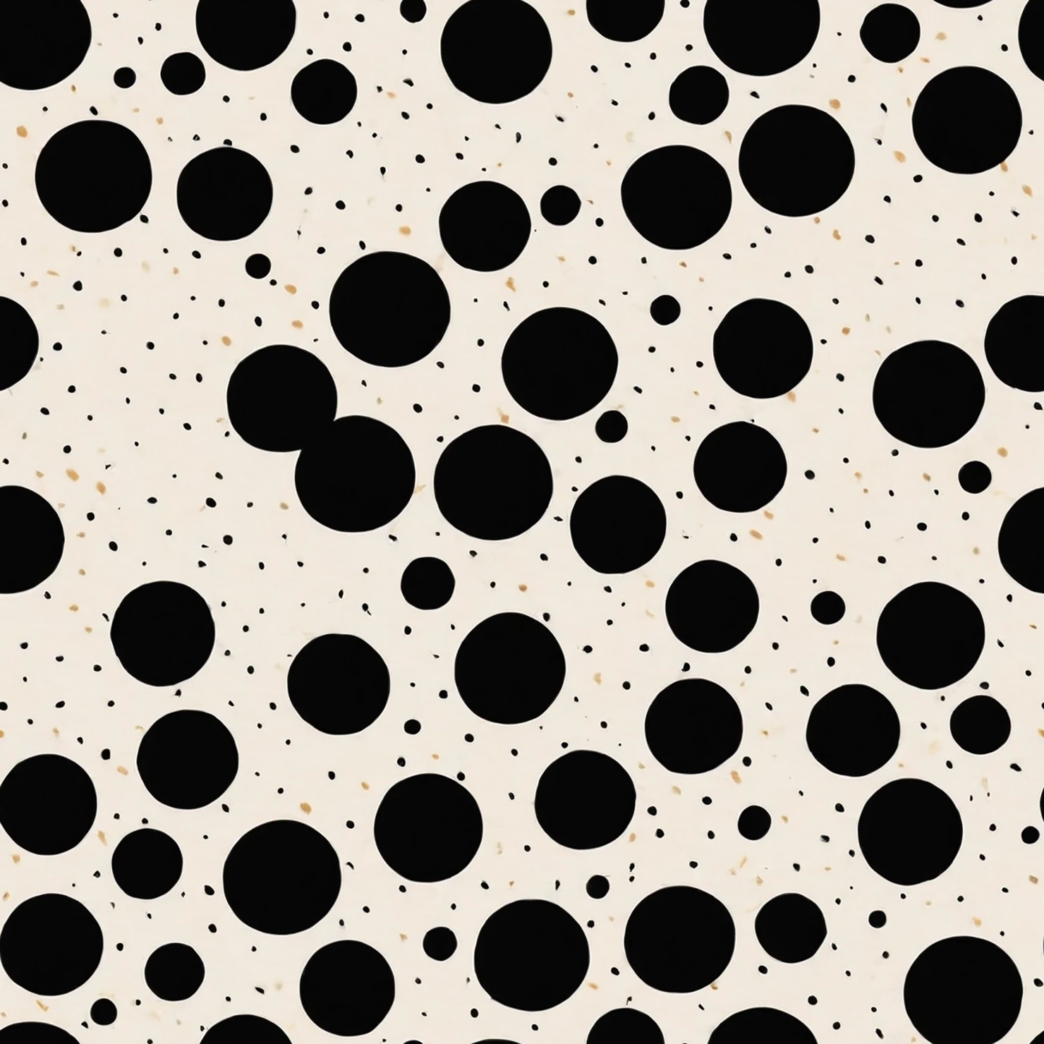 Black dots seamless pattern on a light color background #29027