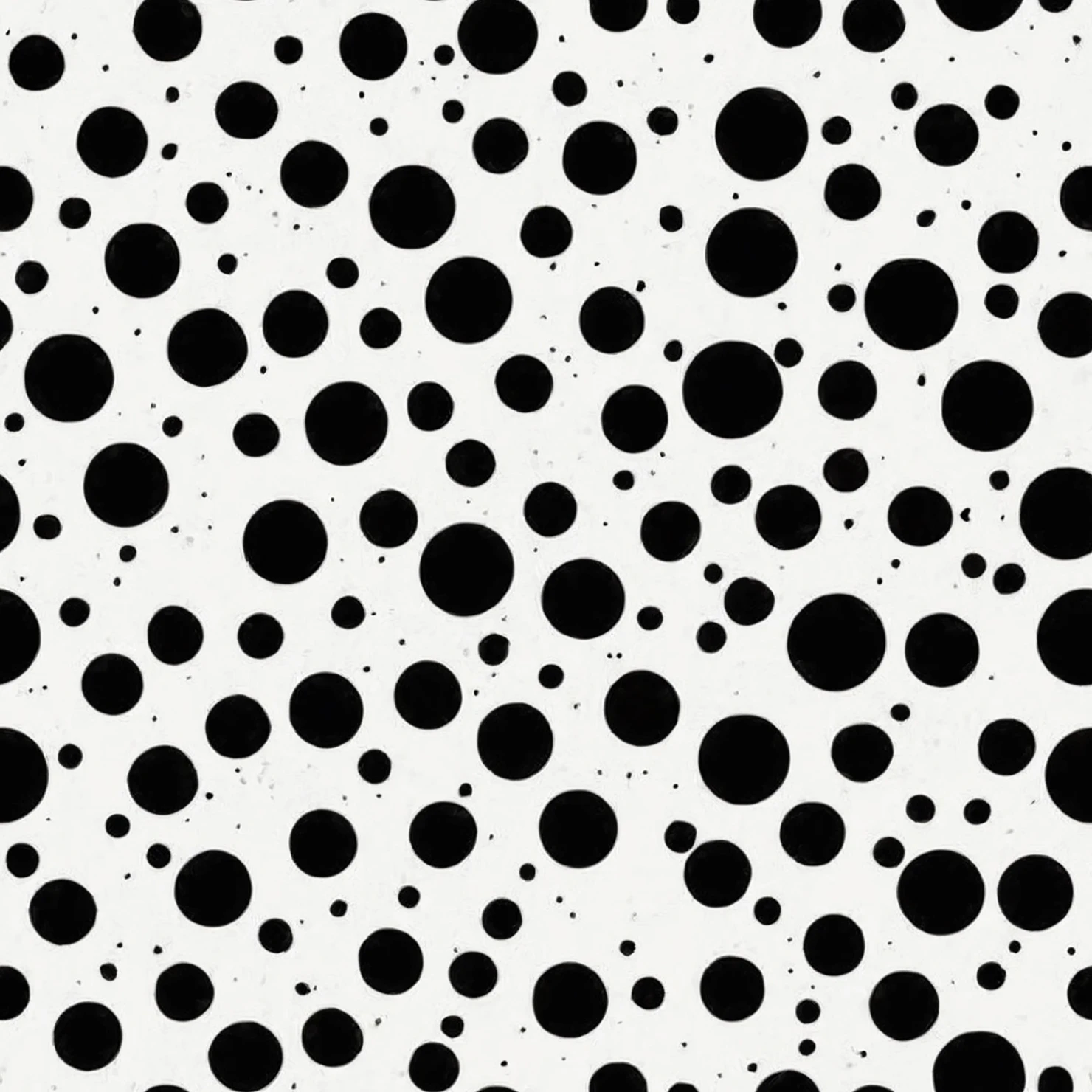 Black dots seamless pattern on a light color background #29038