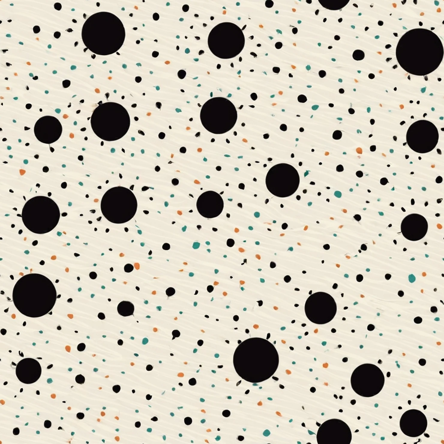Black dots seamless pattern on a light color background #29054