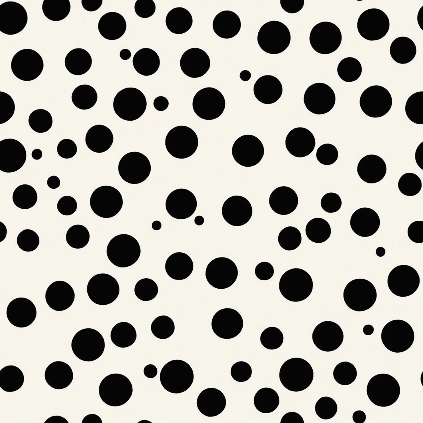 Black dots seamless pattern on a light color background #29059