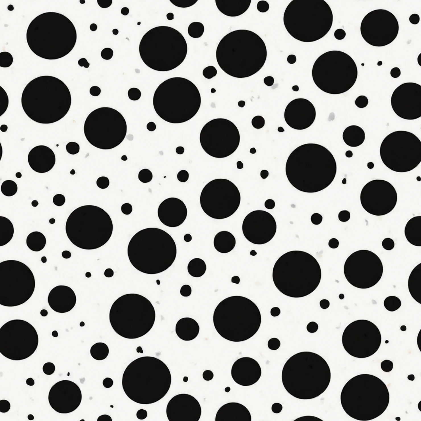 Black dots seamless pattern on a light color background #29073