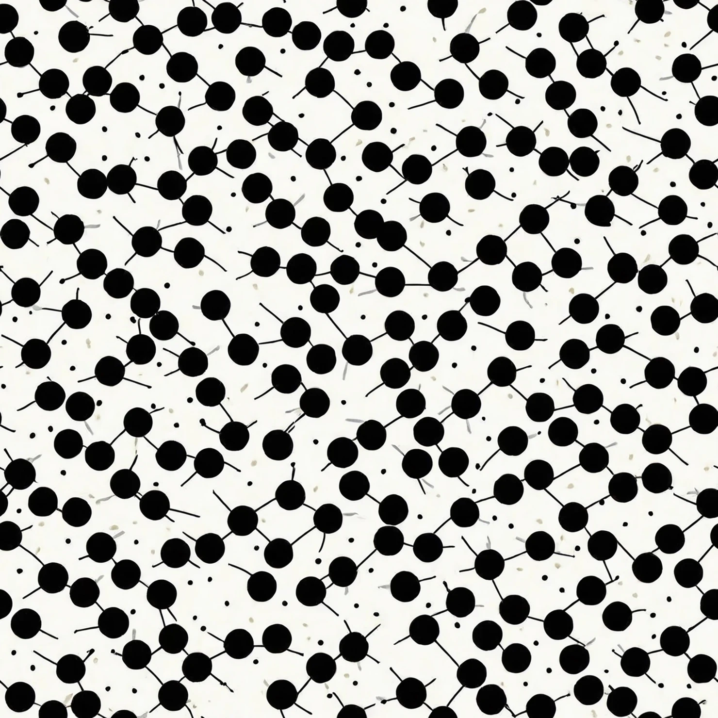Black dots seamless pattern on a light color background #29079