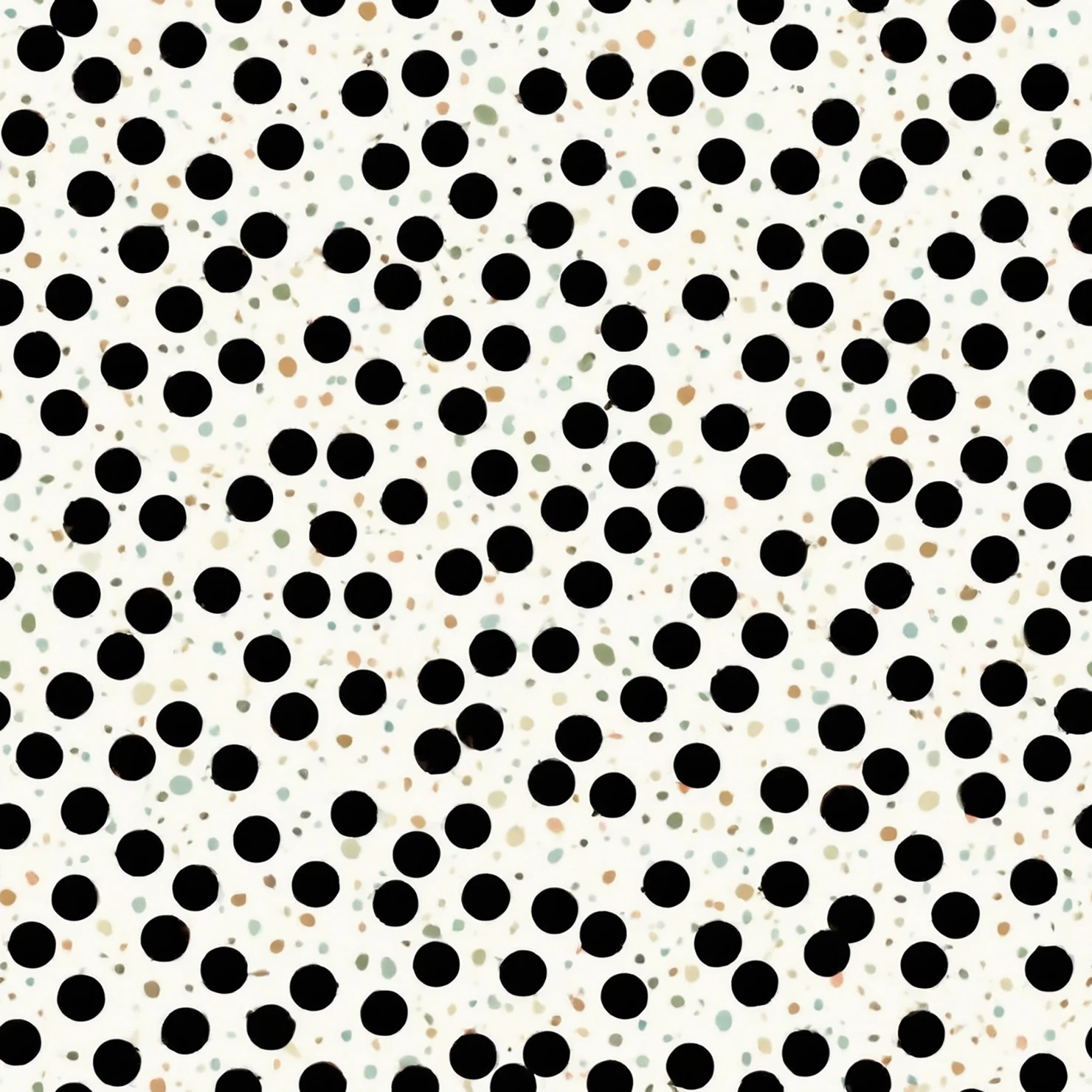 Black dots seamless pattern on a light color background #29081