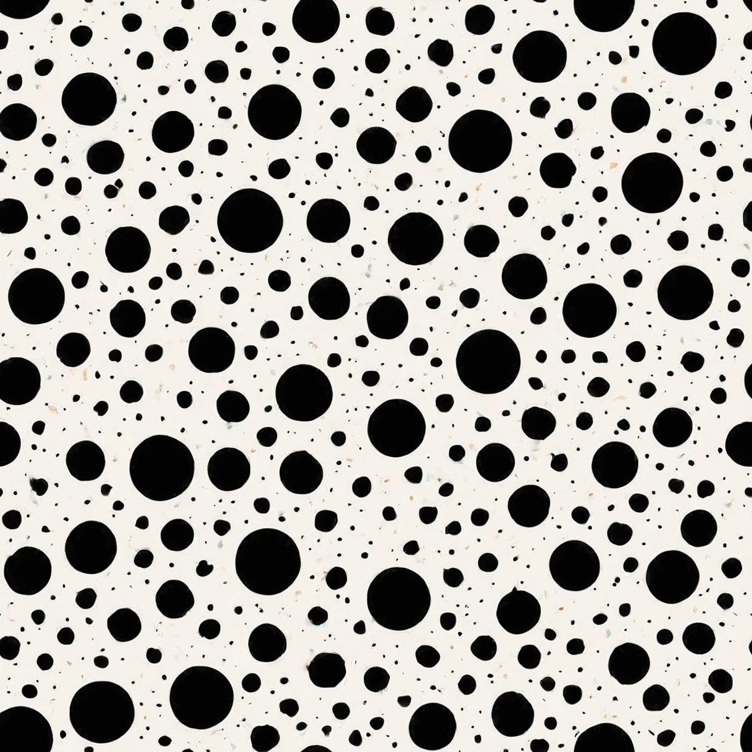 Black dots seamless pattern on a light color background #29090