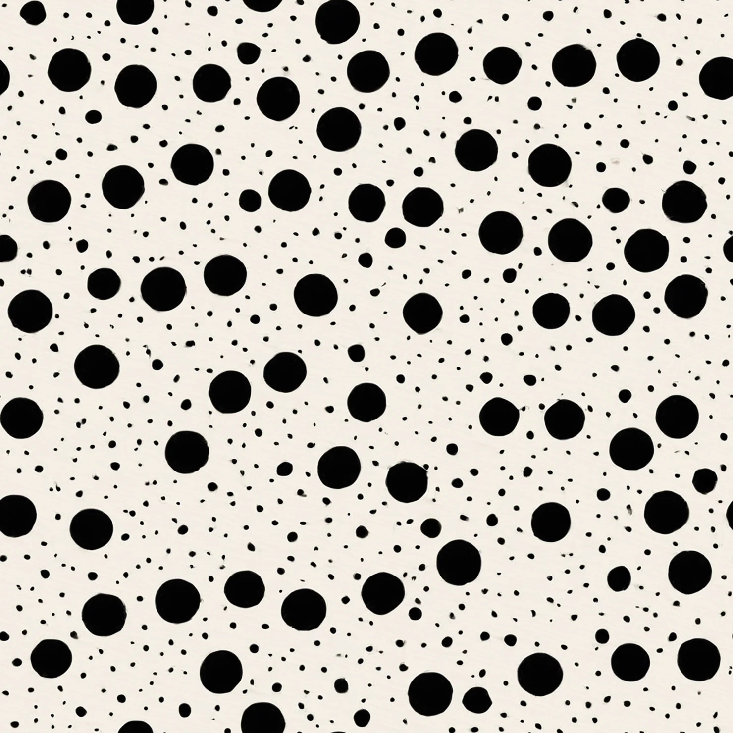 Black dots seamless pattern on a light color background #29093