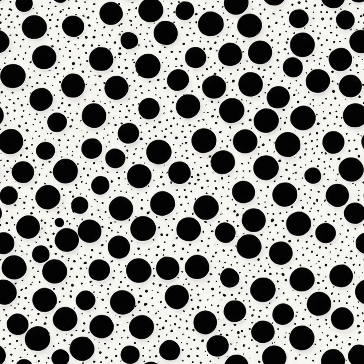 Black dots seamless pattern on a light color background #29101