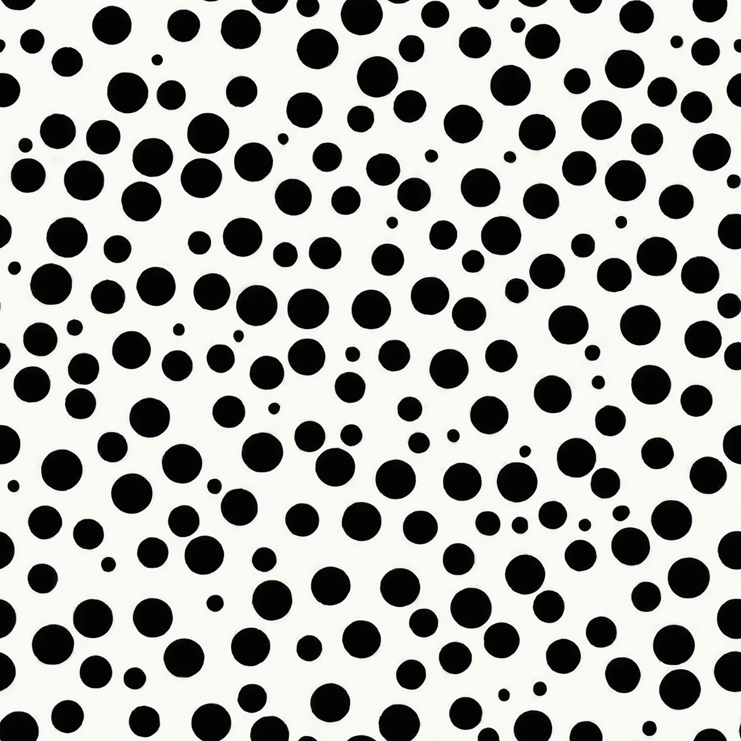 Black dots seamless pattern on a light color background #29102