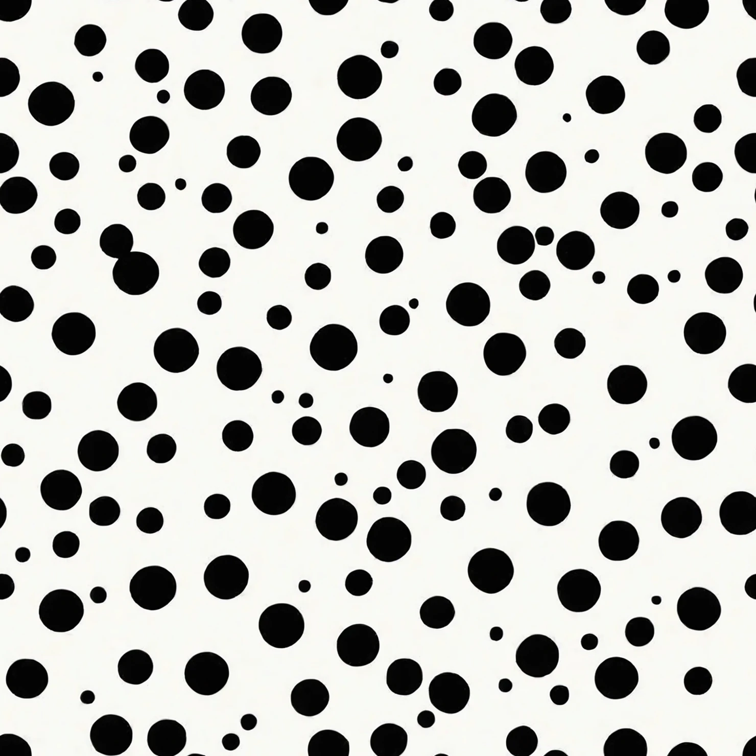 Black dots seamless pattern on a light color background #29106
