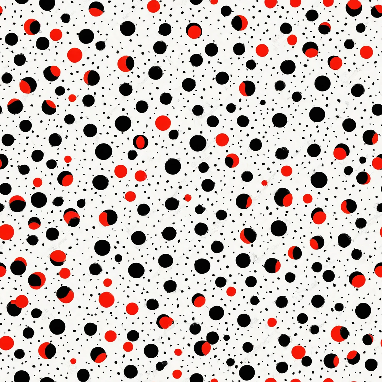 Black dots seamless pattern on a light color background #29107