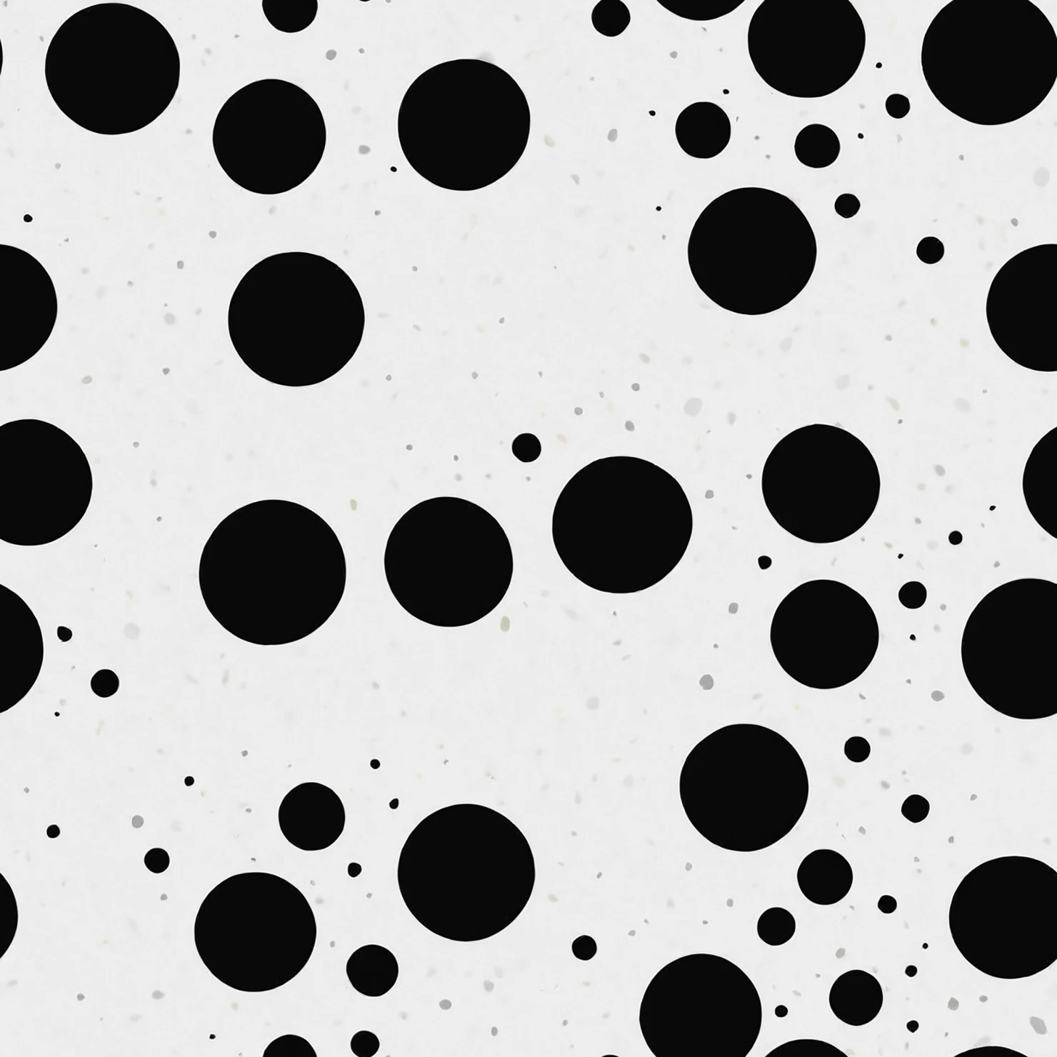Black dots seamless pattern on a light color background #29113