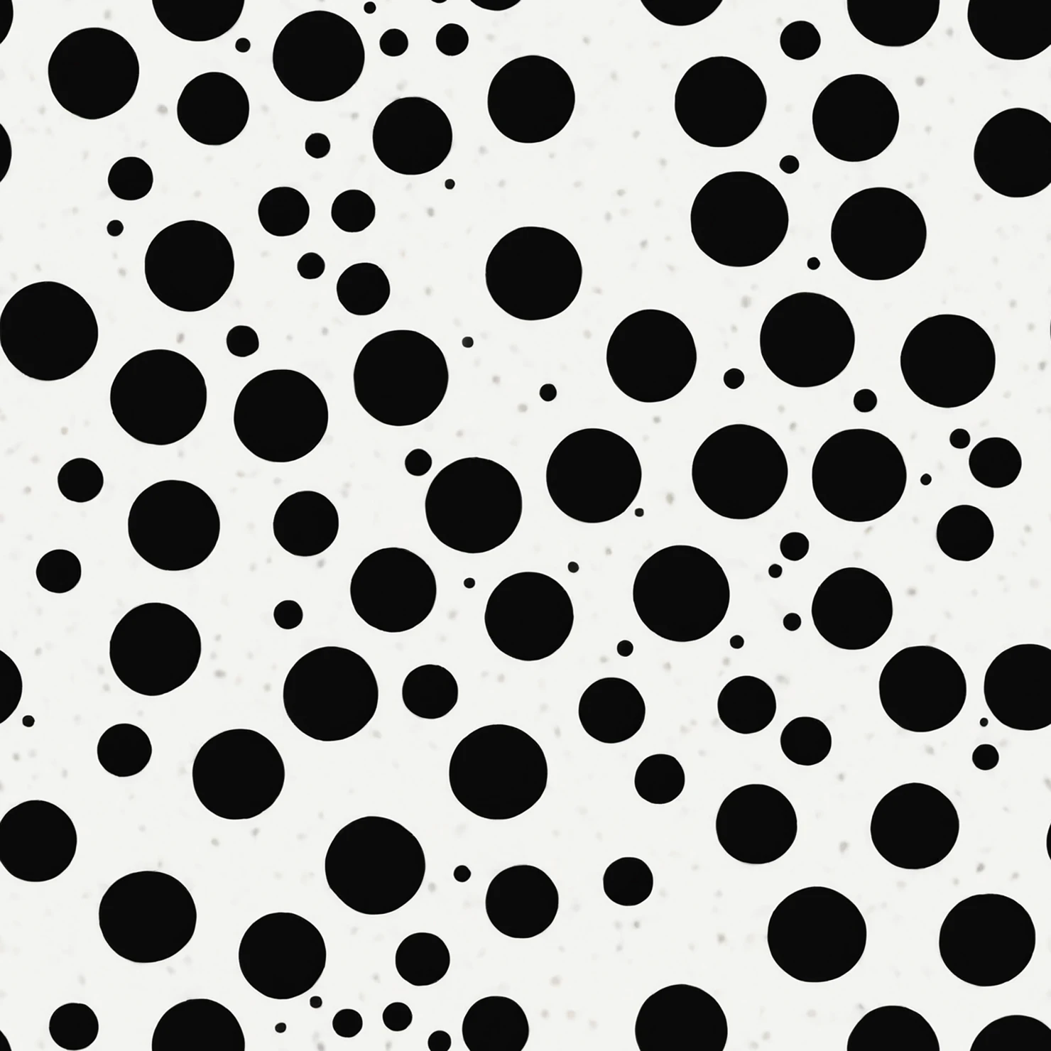 Black dots seamless pattern on a light color background #29120