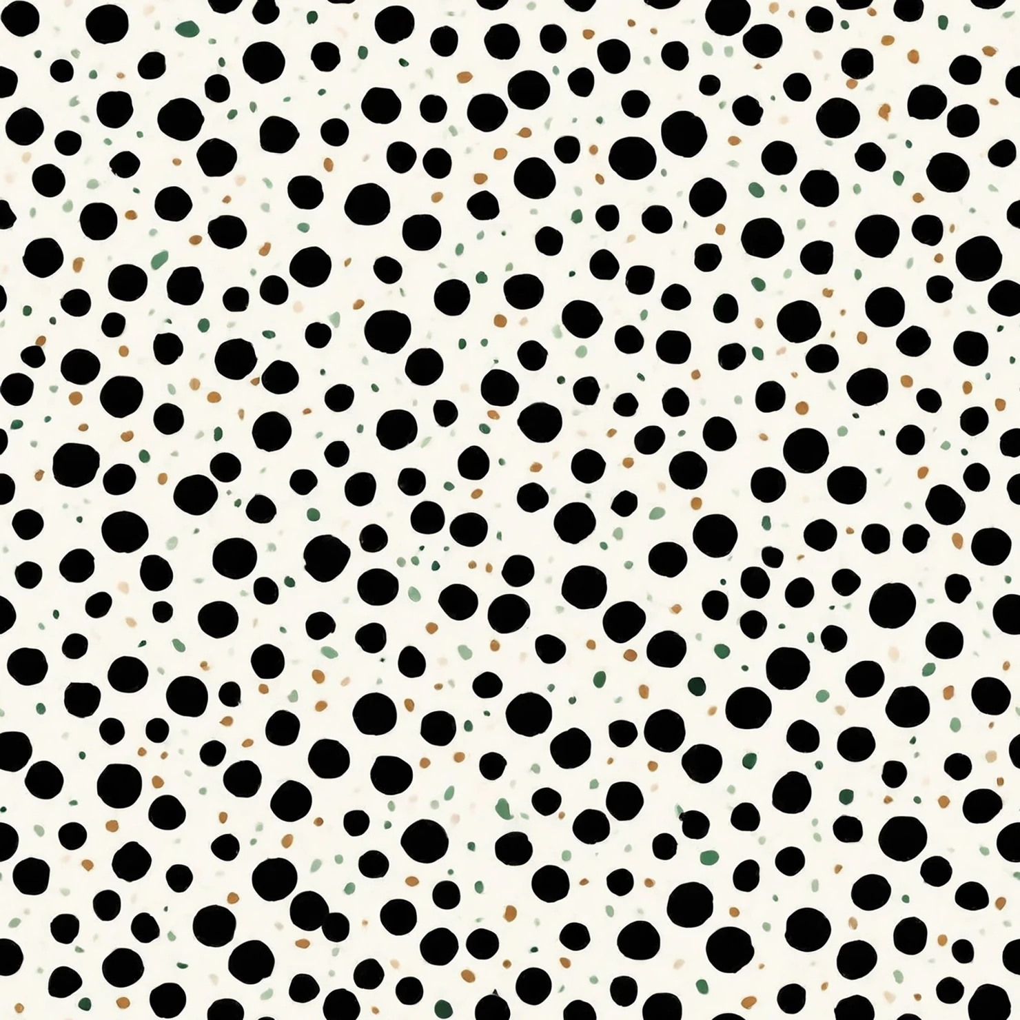 Black dots seamless pattern on a light color background #29122