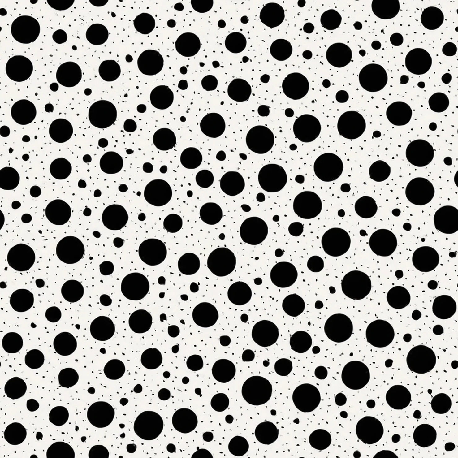 Black dots seamless pattern on a light color background #29130