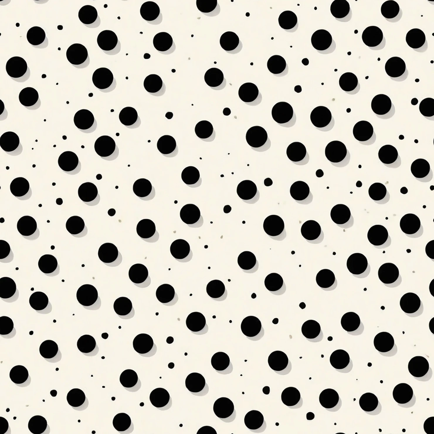 Black dots seamless pattern on a light color background #29132