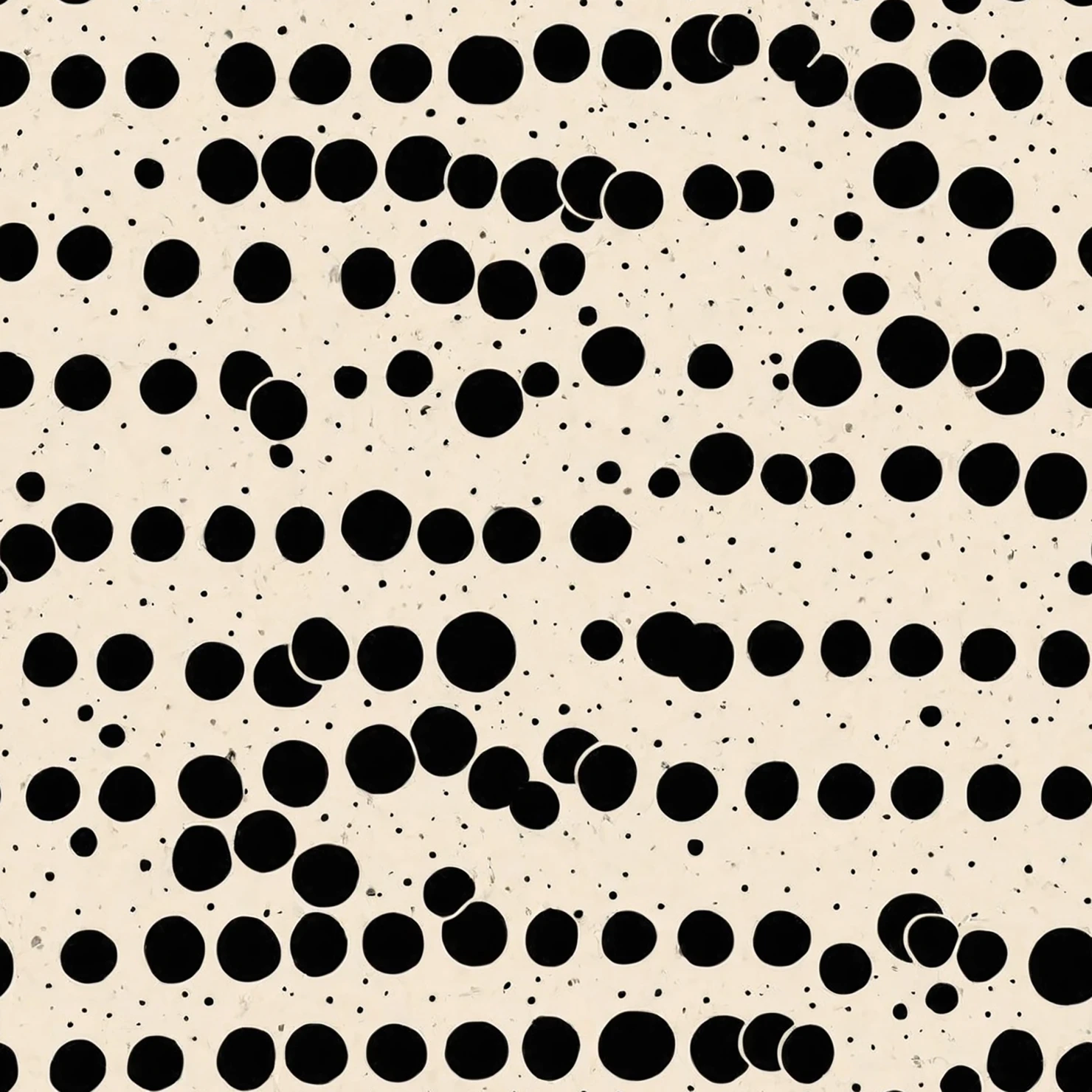 Black dots seamless pattern on a light color background #29136