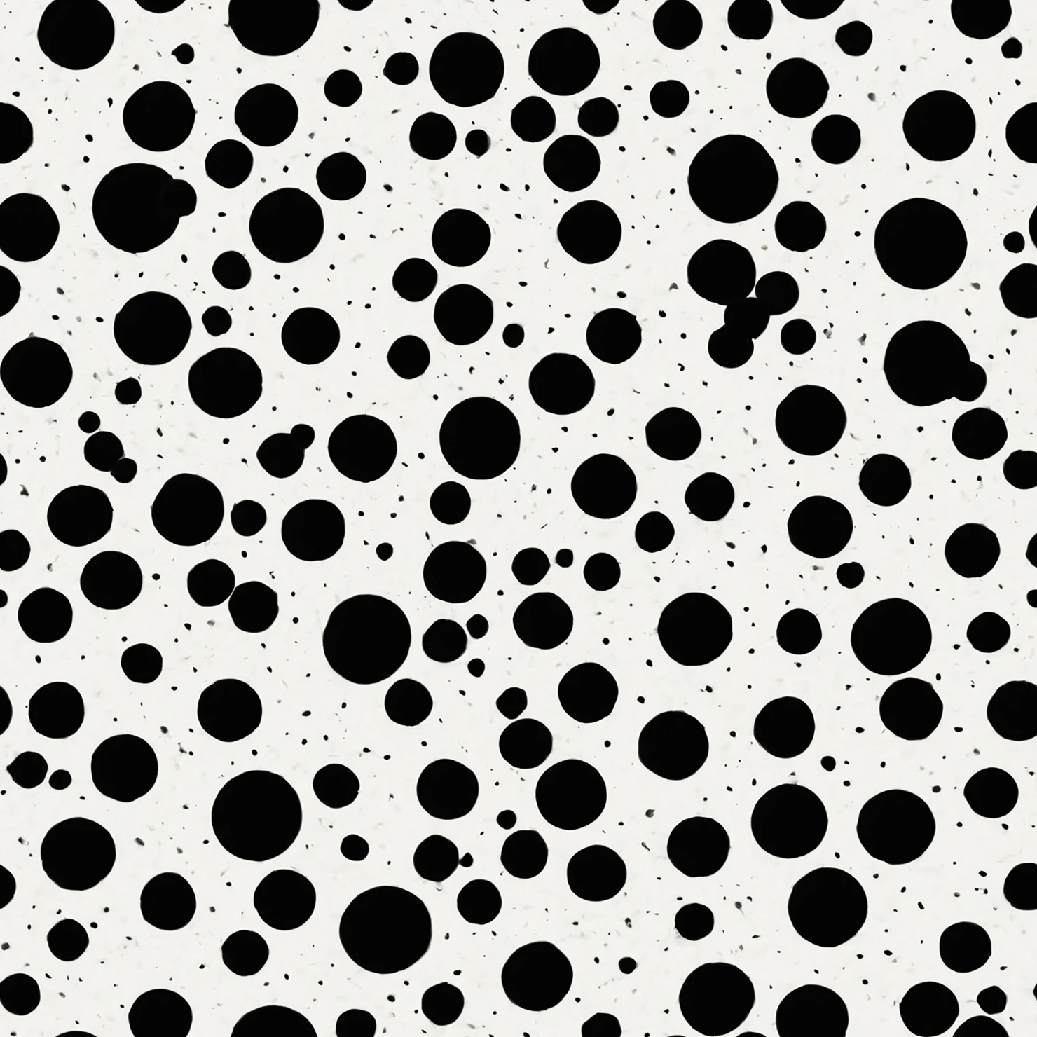 Black dots seamless pattern on a light color background #29150