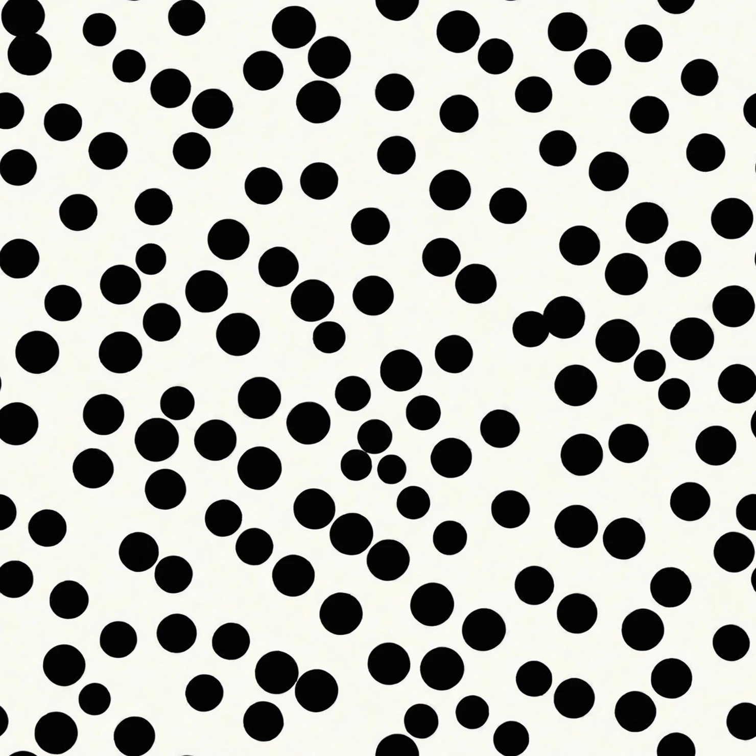 Black dots seamless pattern on a light color background #29153