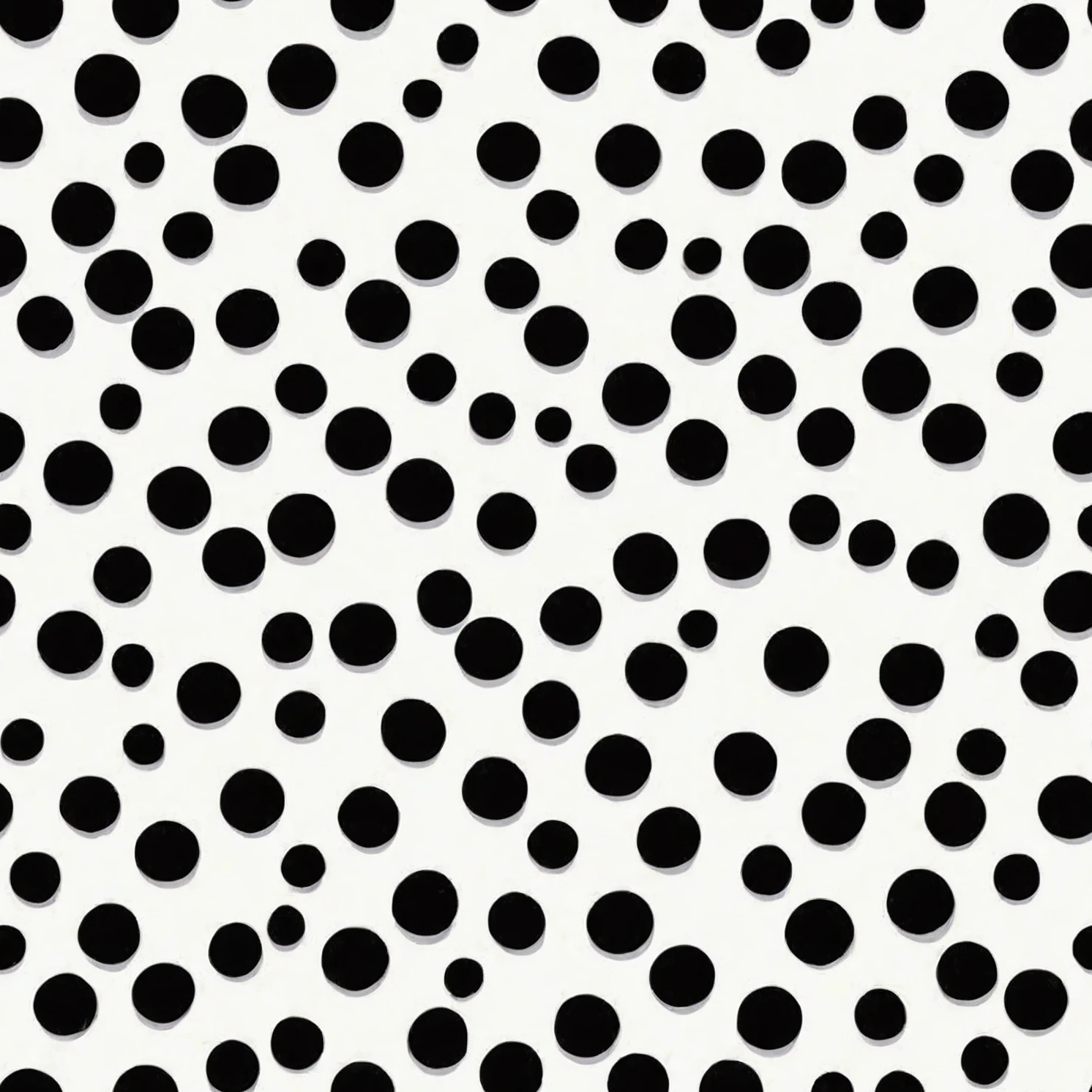 Black dots seamless pattern on a light color background #29154