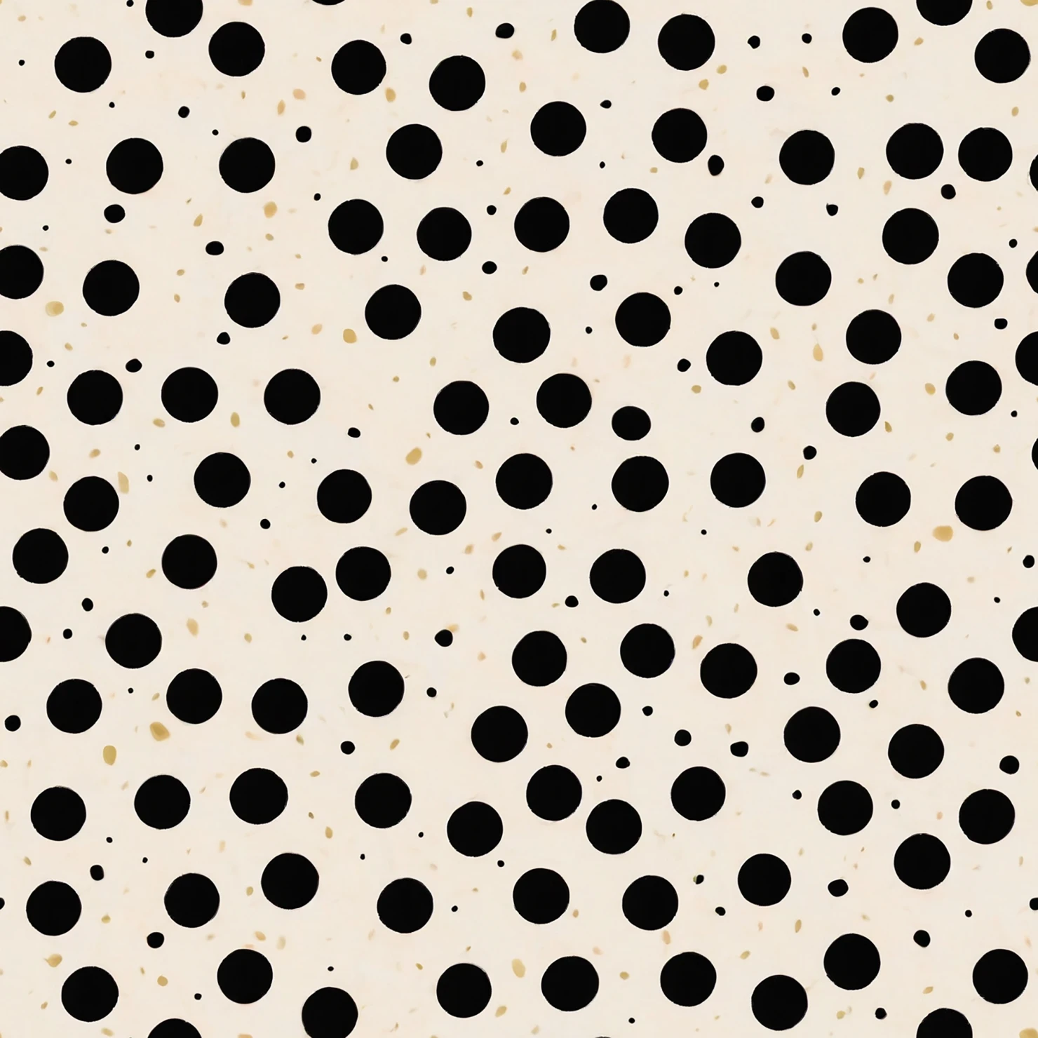 Black dots seamless pattern on a light color background #29163